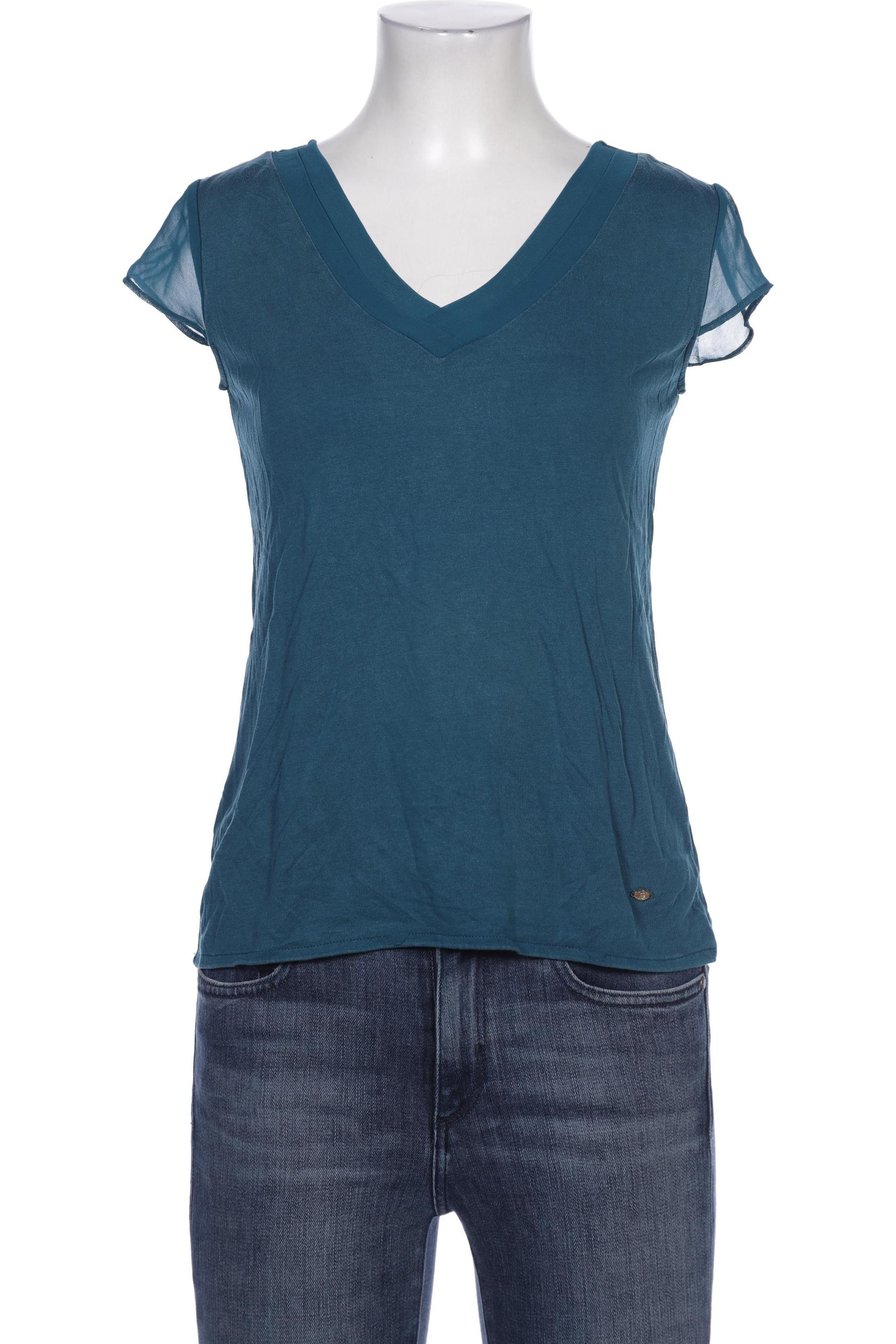 

Massimo Dutti Damen Bluse, türkis, Gr. 34