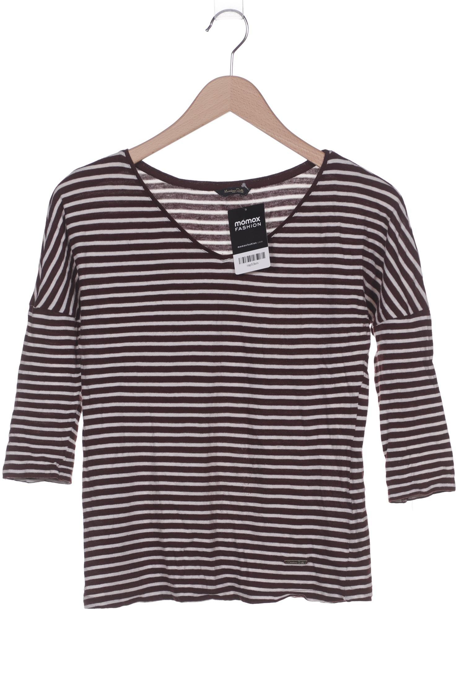 

Massimo Dutti Damen Langarmshirt, bordeaux, Gr. 36