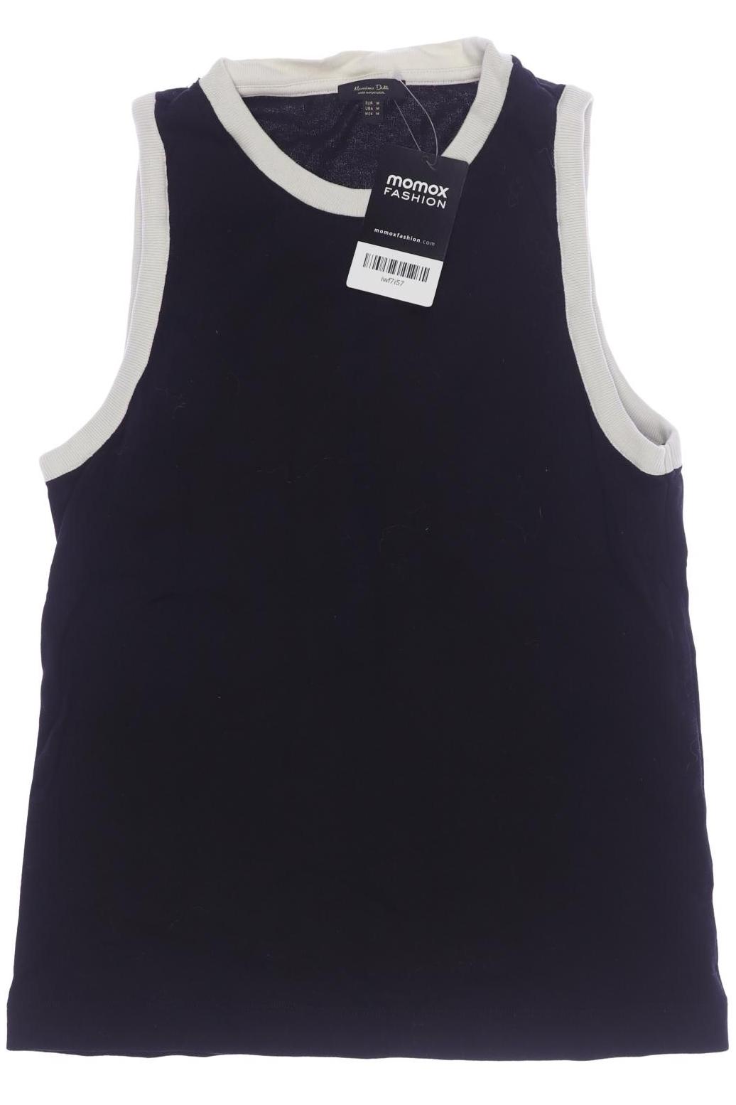 

Massimo Dutti Damen Top, schwarz, Gr. 38