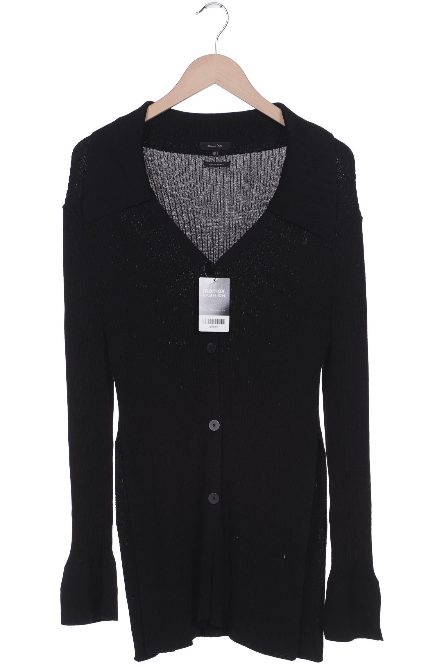 

Massimo Dutti Damen Strickjacke, schwarz, Gr. 42