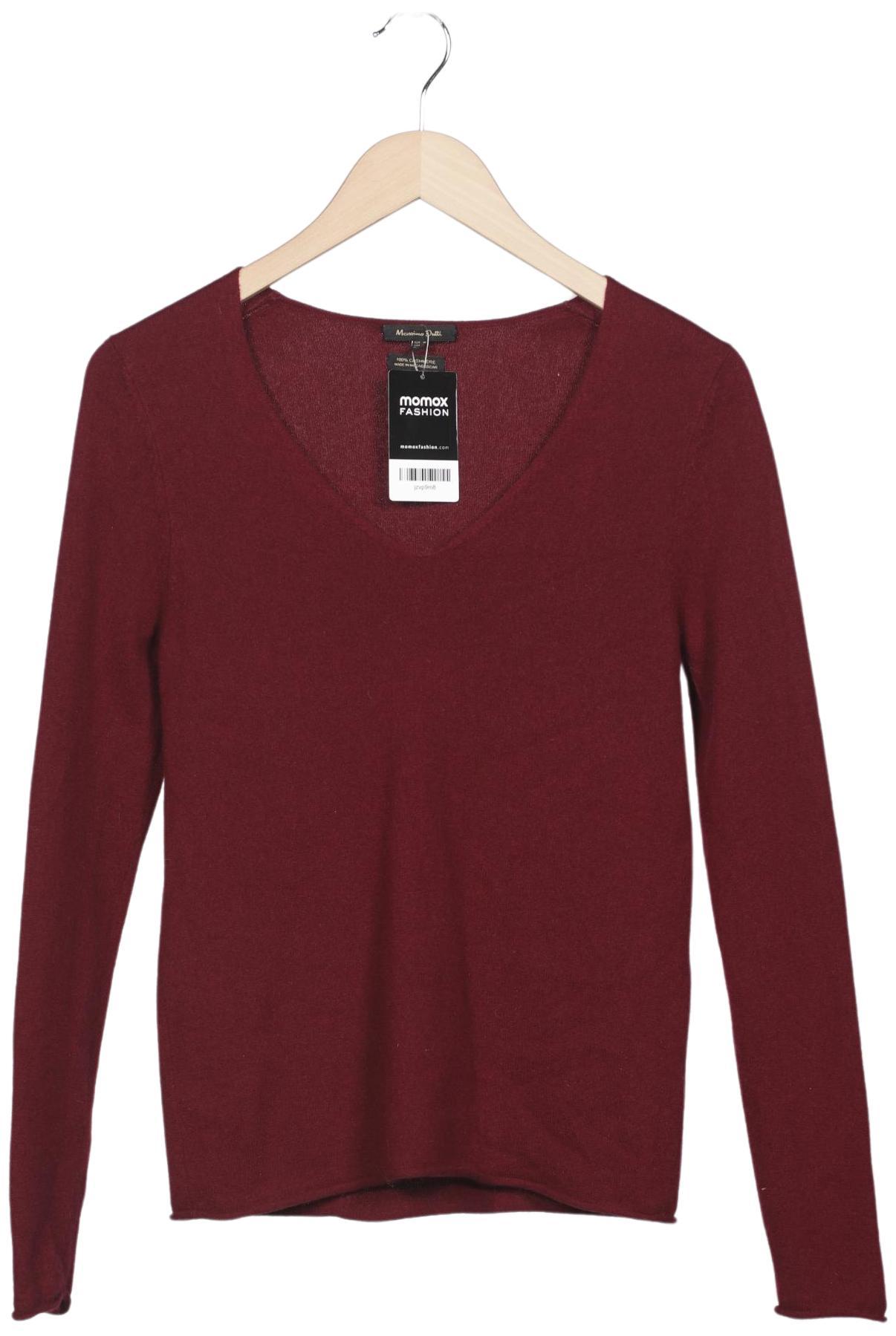 

Massimo Dutti Damen Pullover, bordeaux, Gr. 38