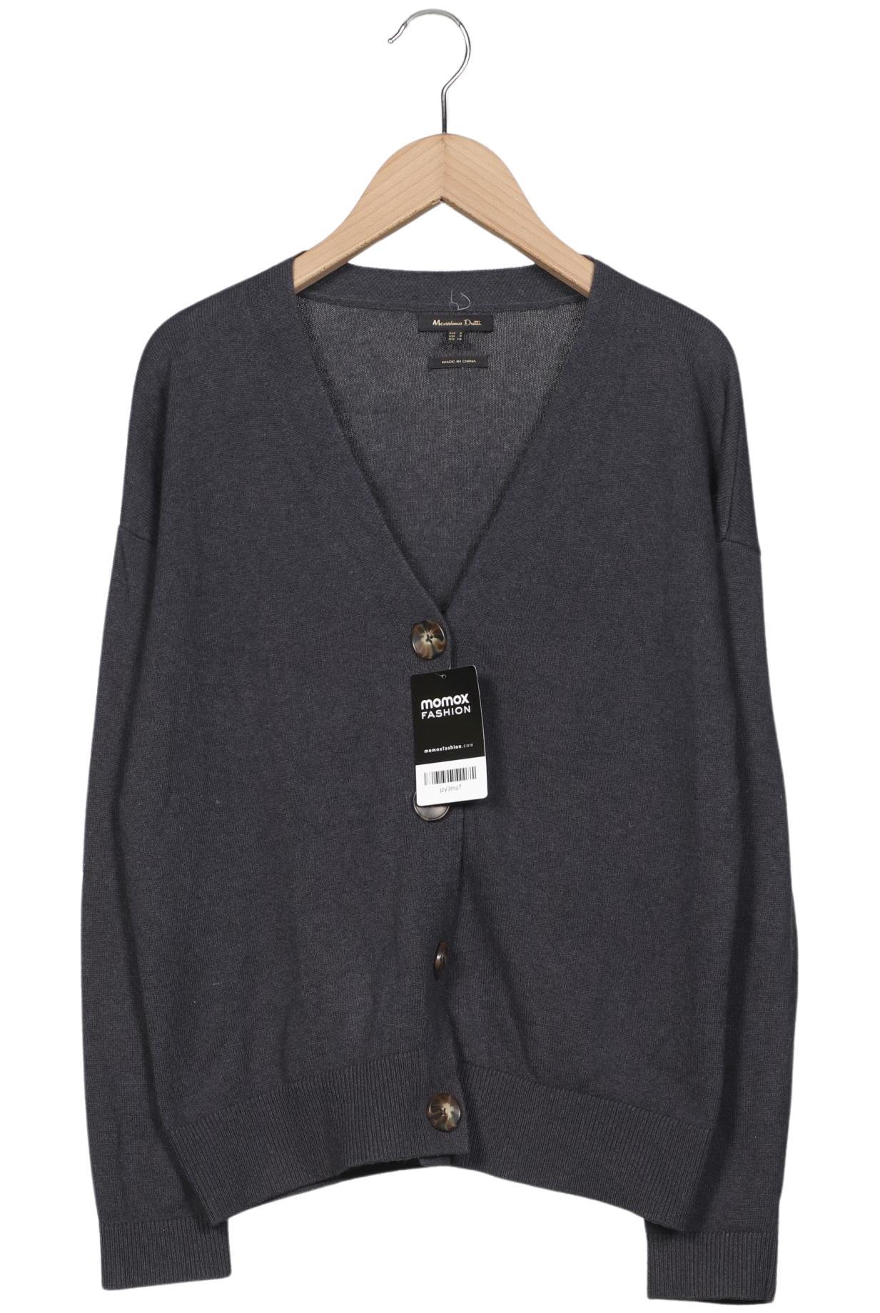 

Massimo Dutti Damen Strickjacke, grau, Gr. 36