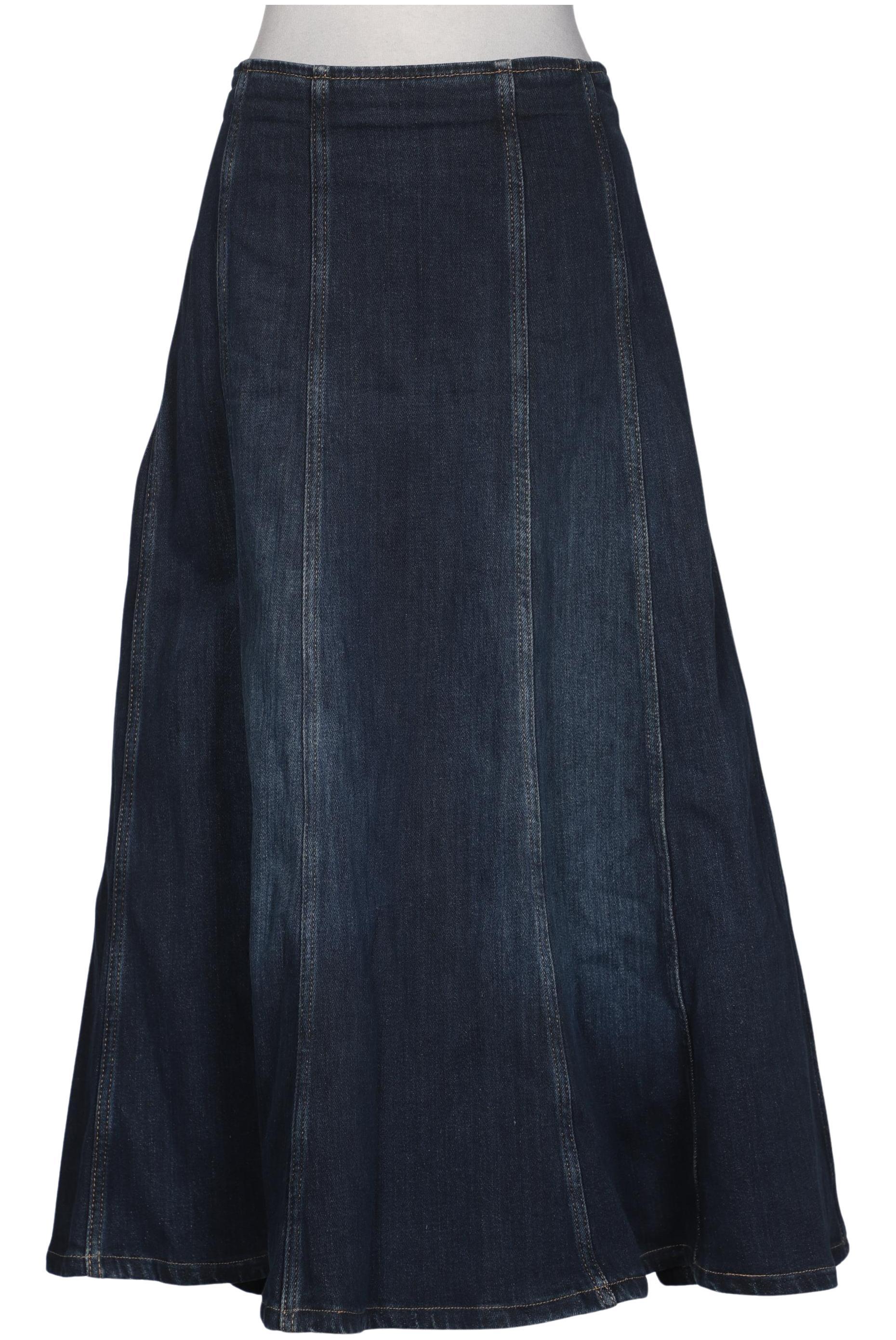 

Massimo Dutti Damen Rock, marineblau, Gr. 40