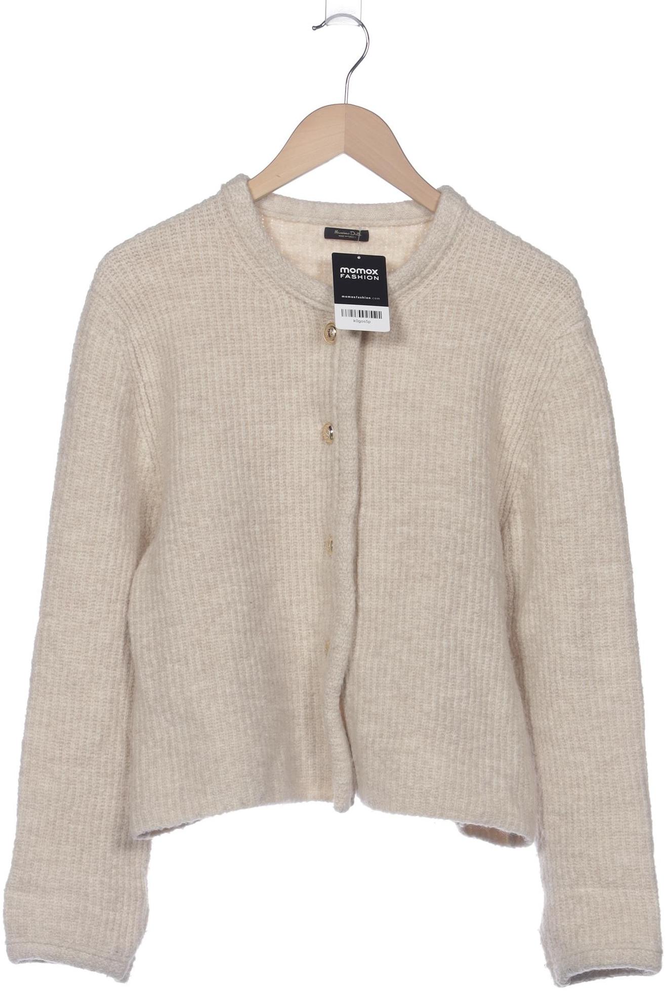 

Massimo Dutti Damen Strickjacke, beige, Gr. 38