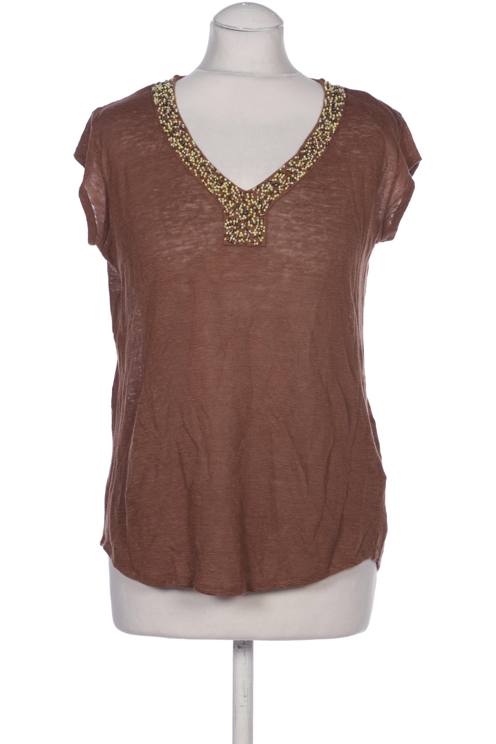 

Massimo Dutti Damen T-Shirt, braun, Gr. 36