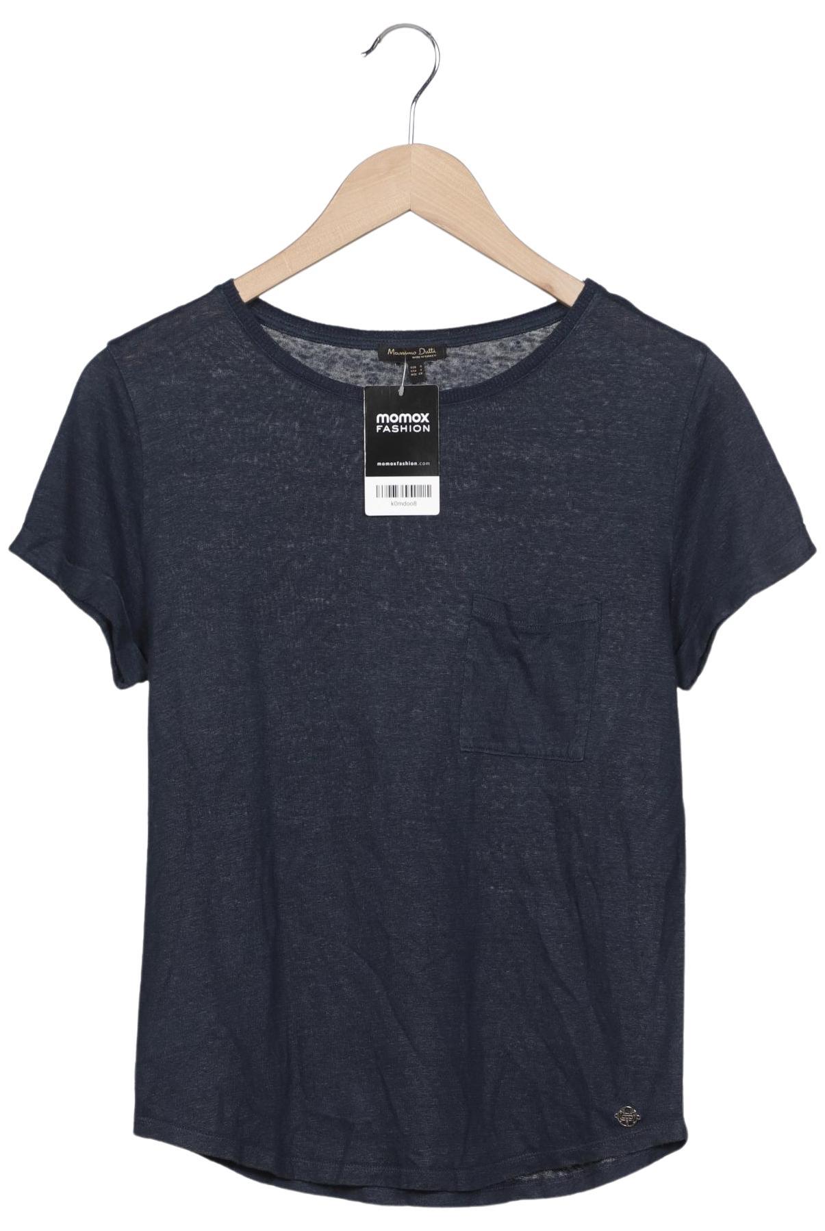 

Massimo Dutti Damen T-Shirt, marineblau, Gr. 36