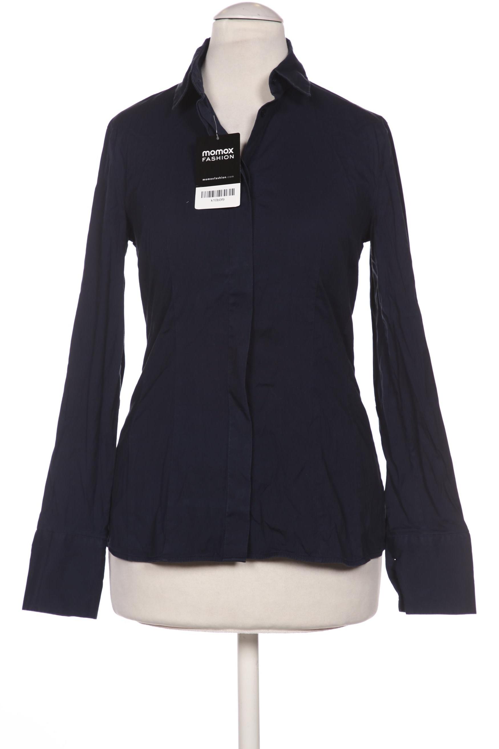 

Massimo Dutti Damen Bluse, marineblau, Gr. 34