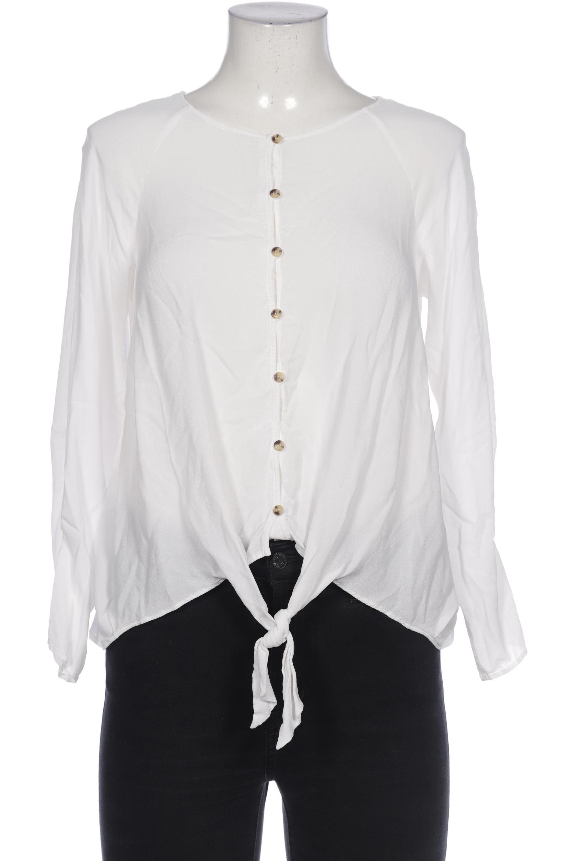 

Massimo Dutti Damen Bluse, weiß, Gr. 42