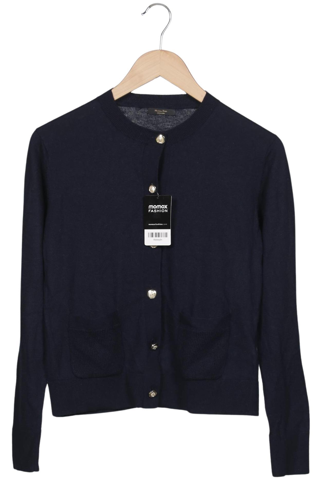 

Massimo Dutti Damen Strickjacke, marineblau, Gr. 36