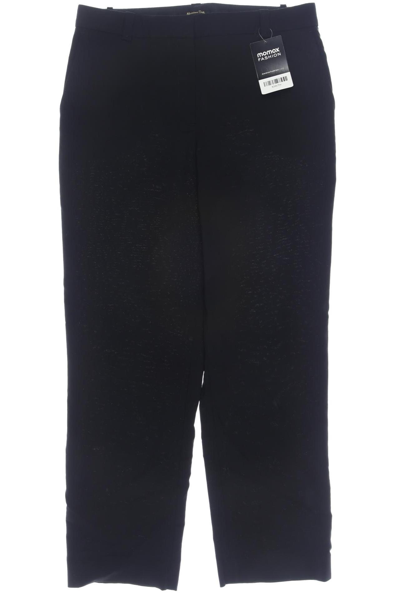 

Massimo Dutti Damen Stoffhose, schwarz, Gr. 38