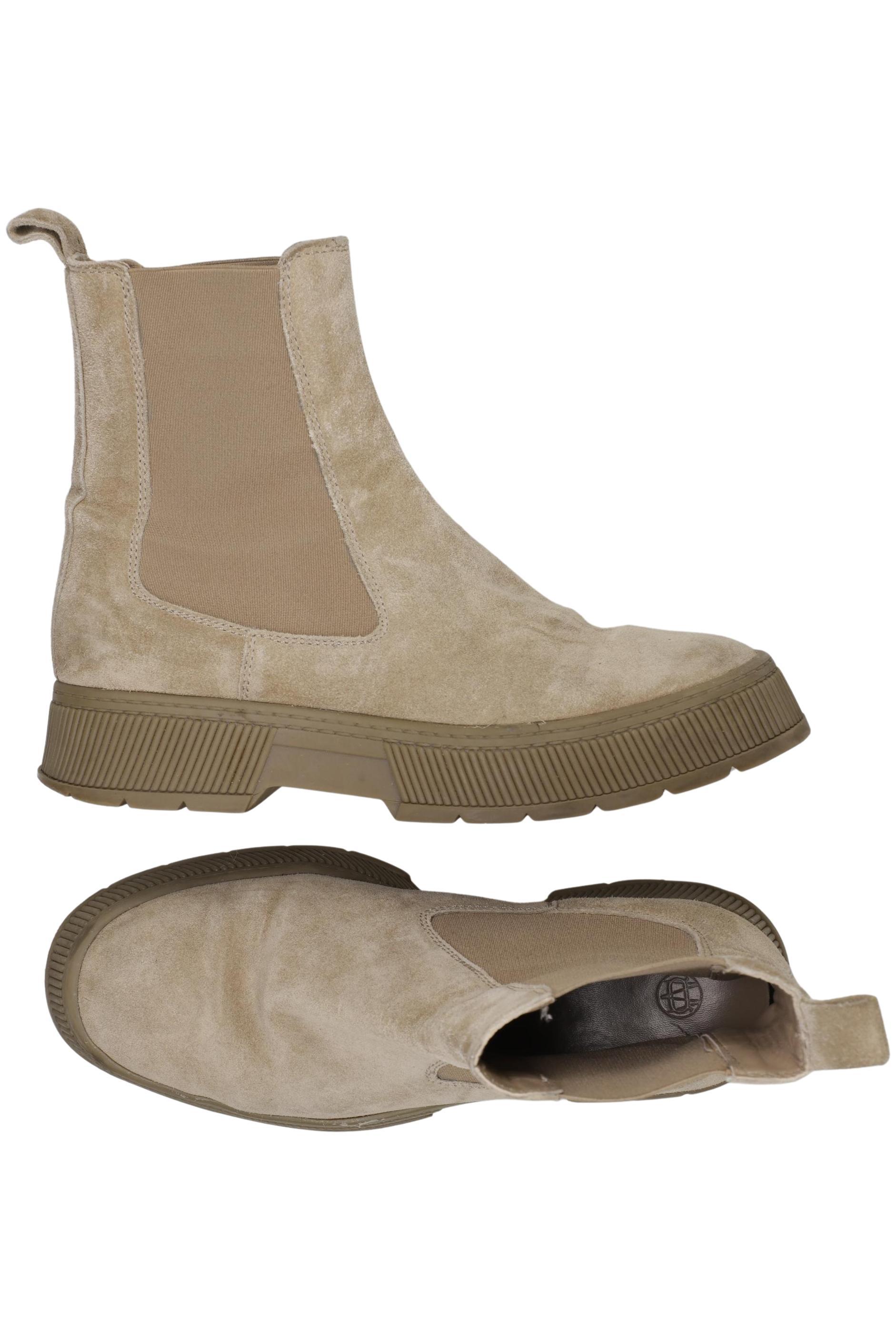 

Massimo Dutti Damen Stiefelette, beige, Gr. 38