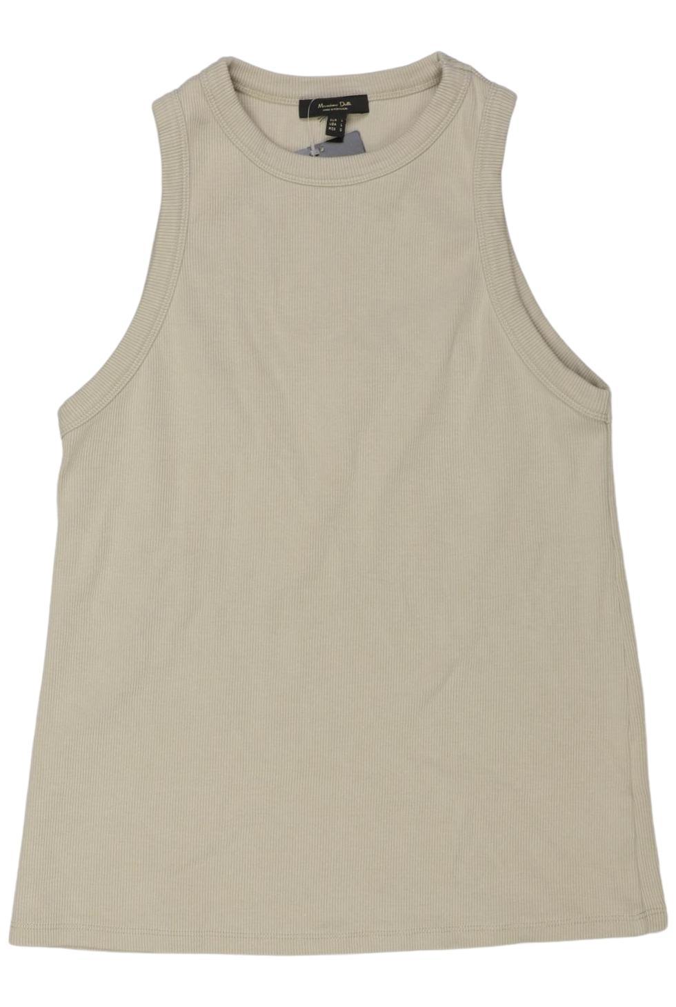 

Massimo Dutti Damen Top, beige, Gr. 42