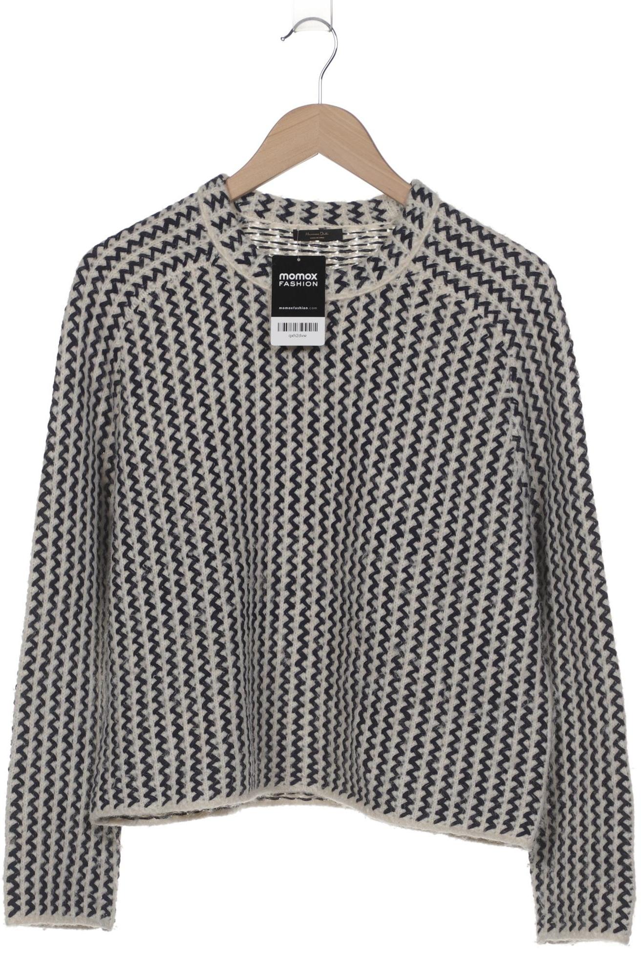

Massimo Dutti Damen Pullover, weiß, Gr. 38