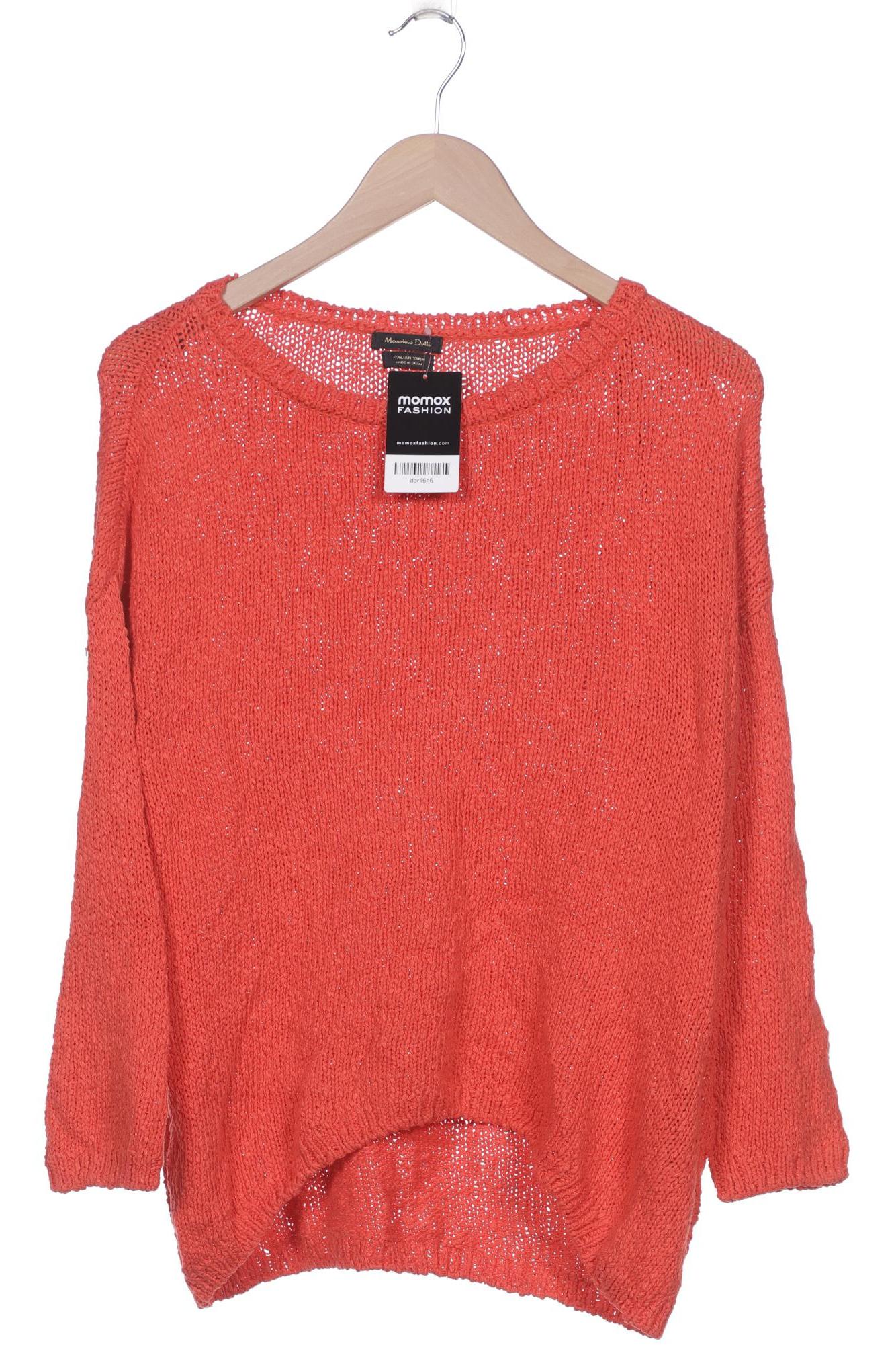 

Massimo Dutti Damen Pullover, orange, Gr. 42