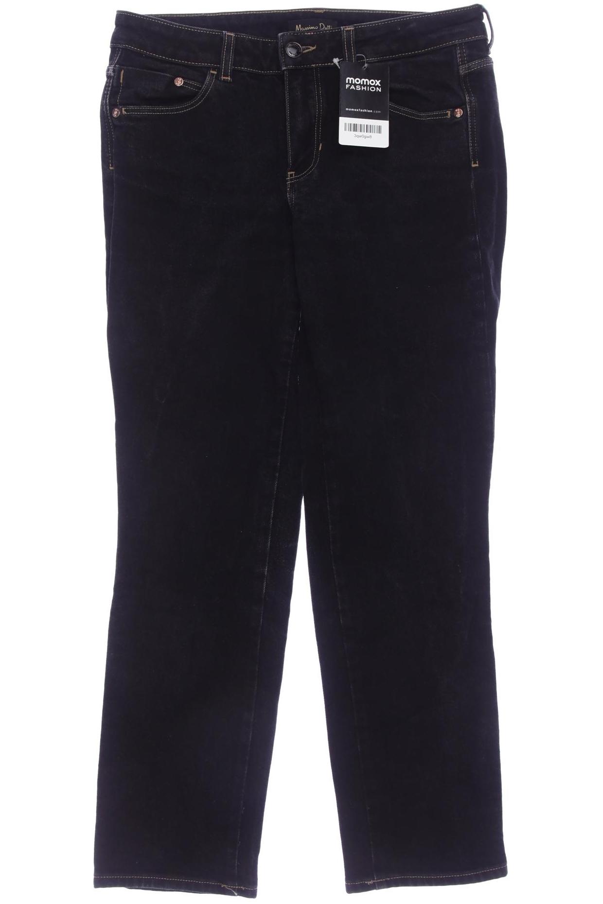 

Massimo Dutti Damen Jeans, schwarz, Gr. 38