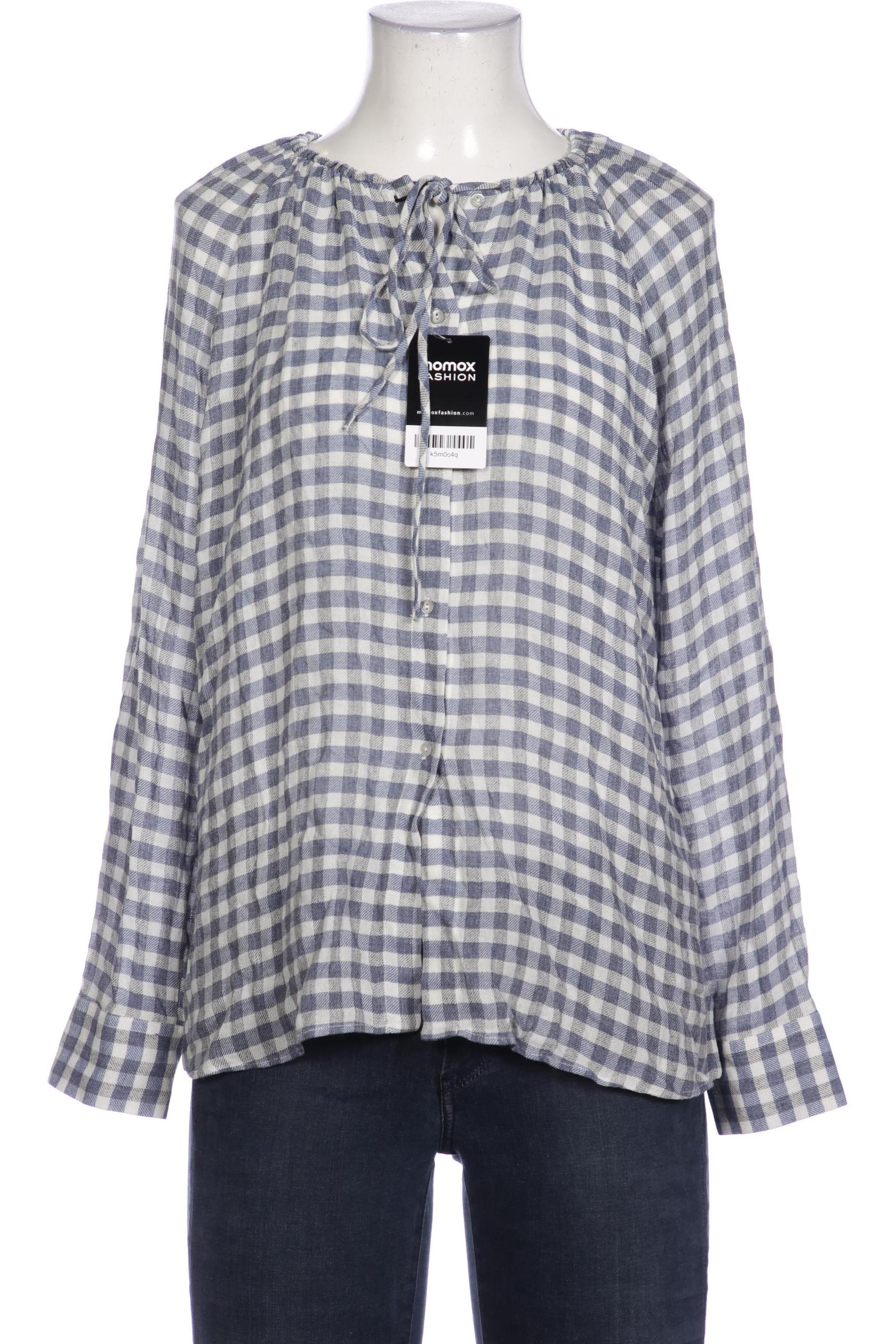 

Massimo Dutti Damen Bluse, blau, Gr. 34