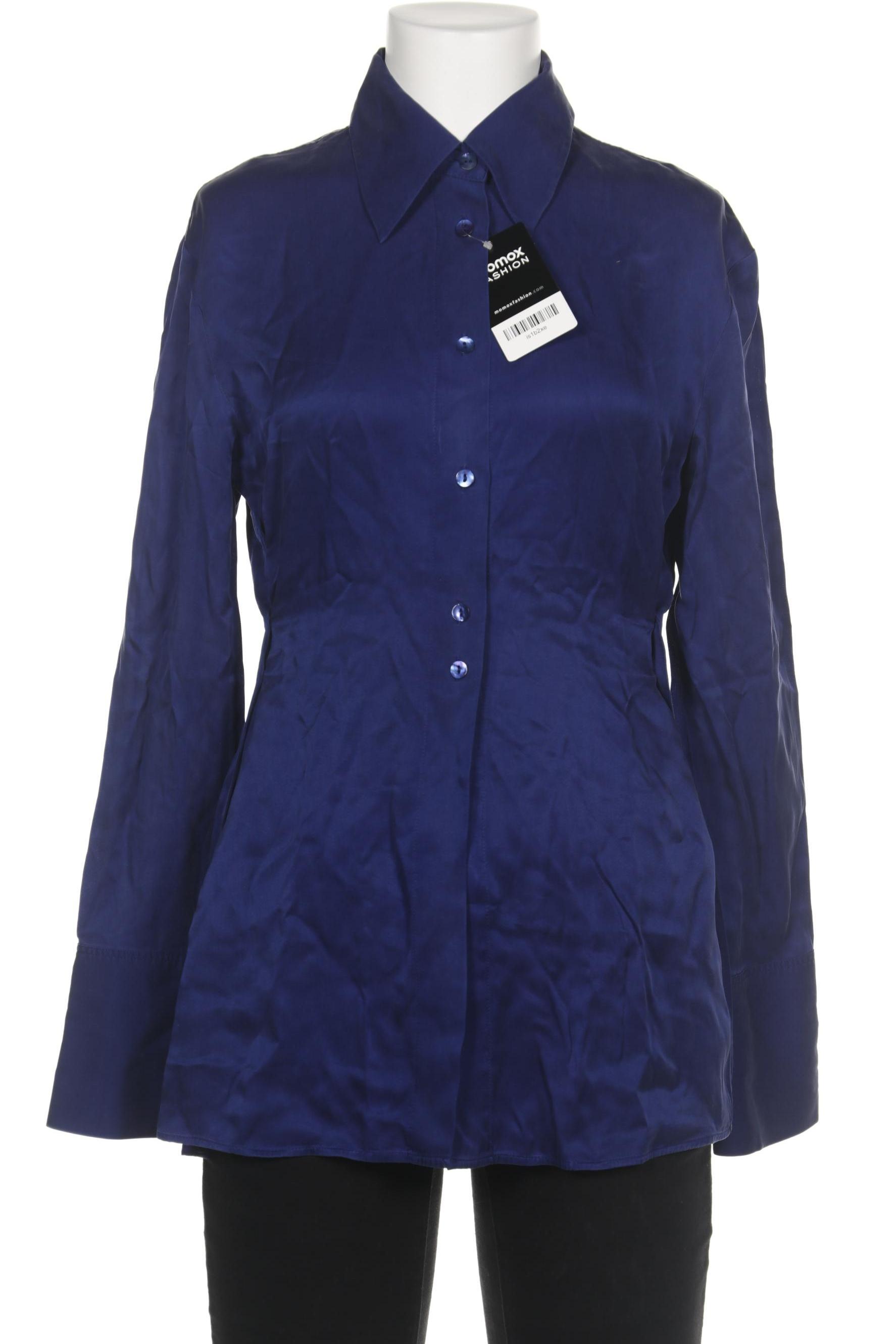 

Massimo Dutti Damen Bluse, marineblau, Gr. 36
