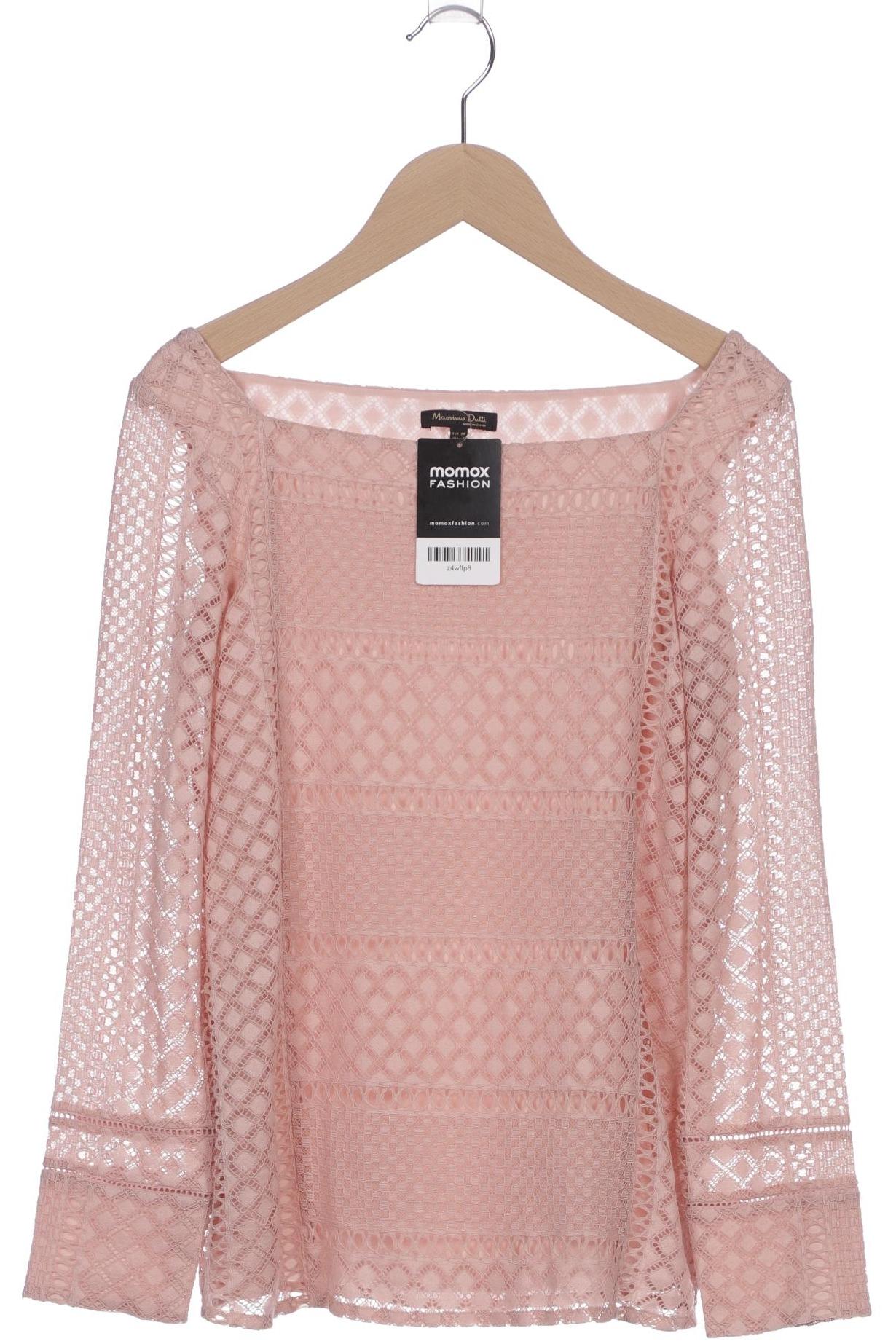 

Massimo Dutti Damen Bluse, pink, Gr. 34