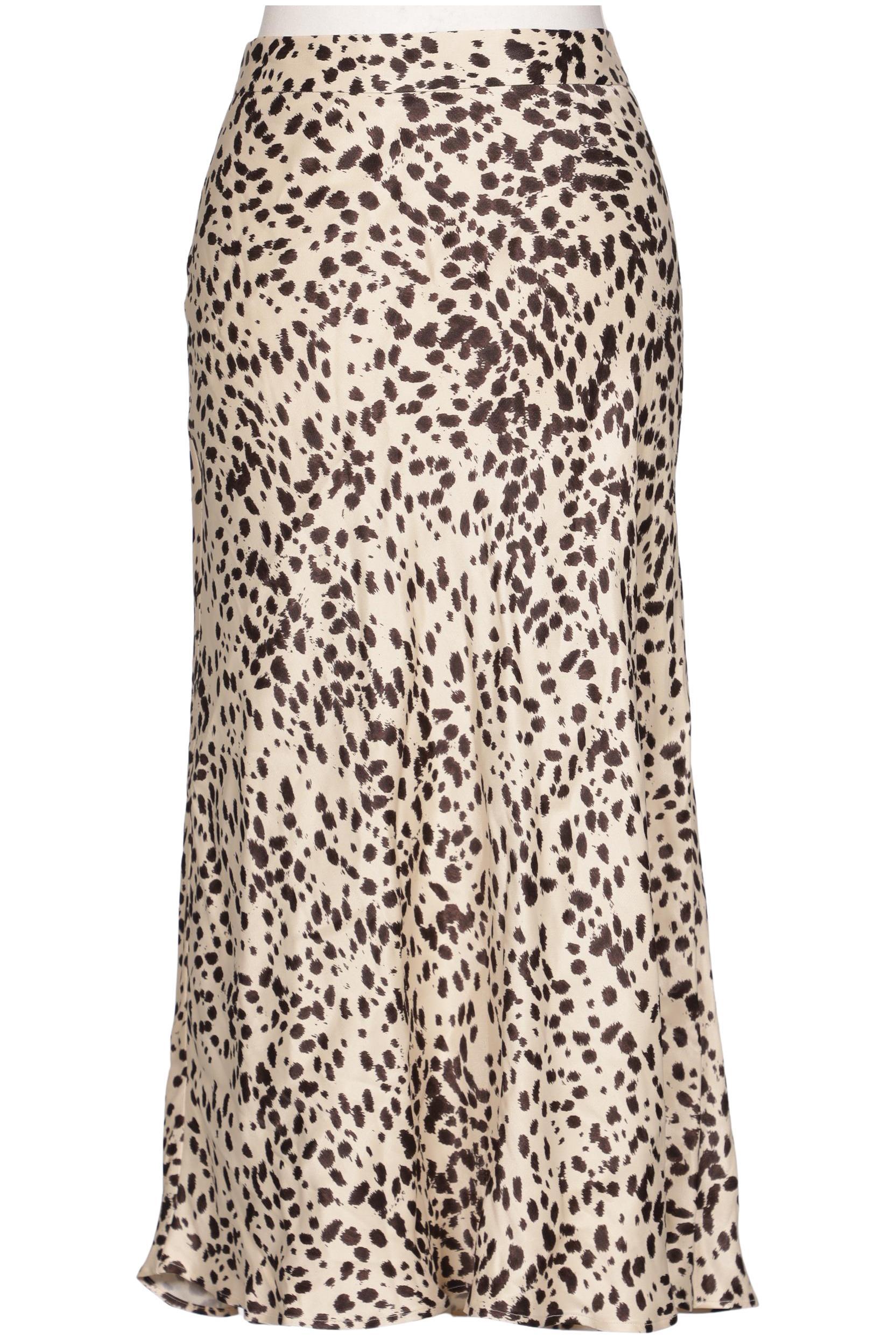 

Massimo Dutti Damen Rock, beige, Gr. 40