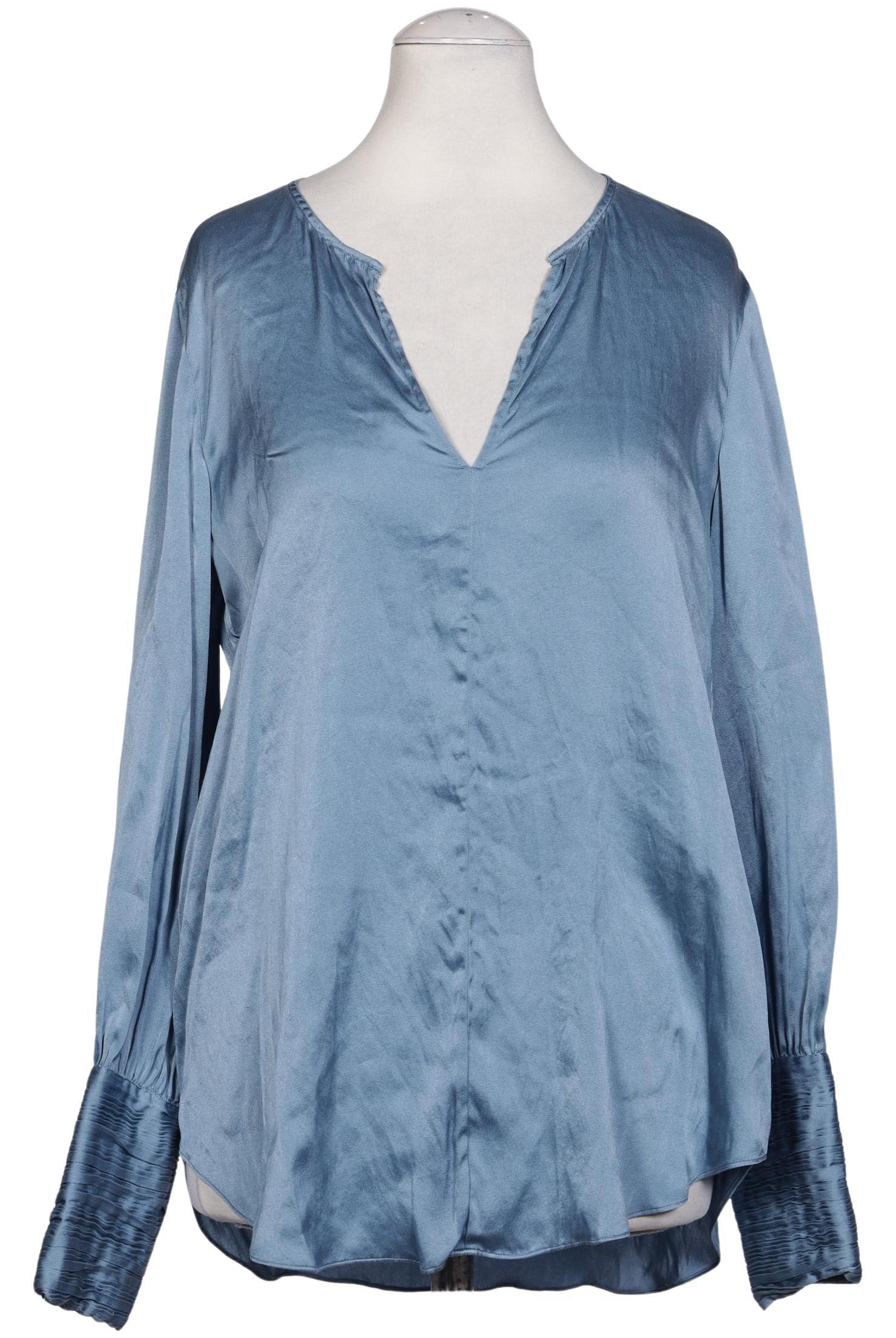 

Massimo Dutti Damen Bluse, blau, Gr. 36