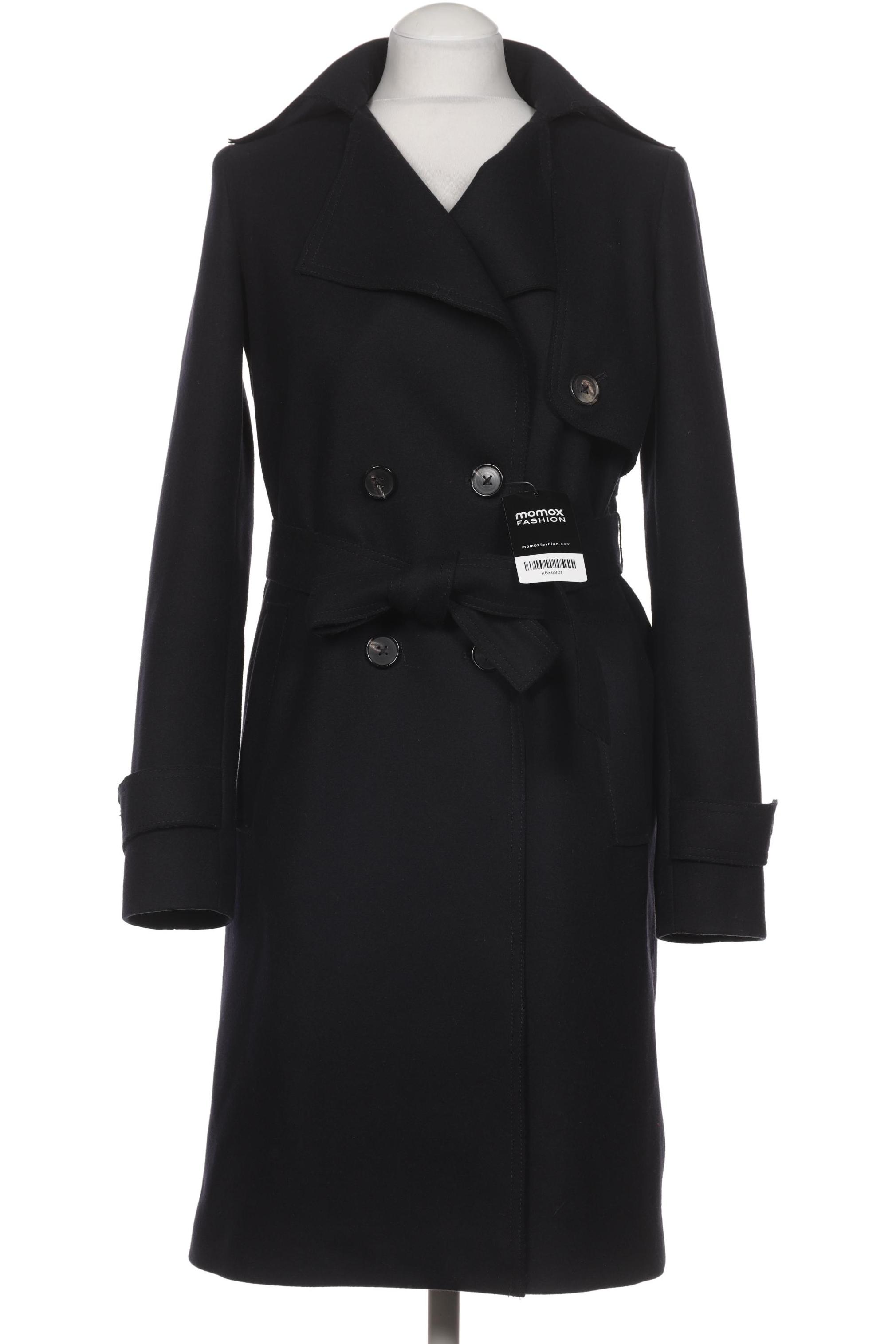 

Massimo Dutti Damen Mantel, marineblau, Gr. 34