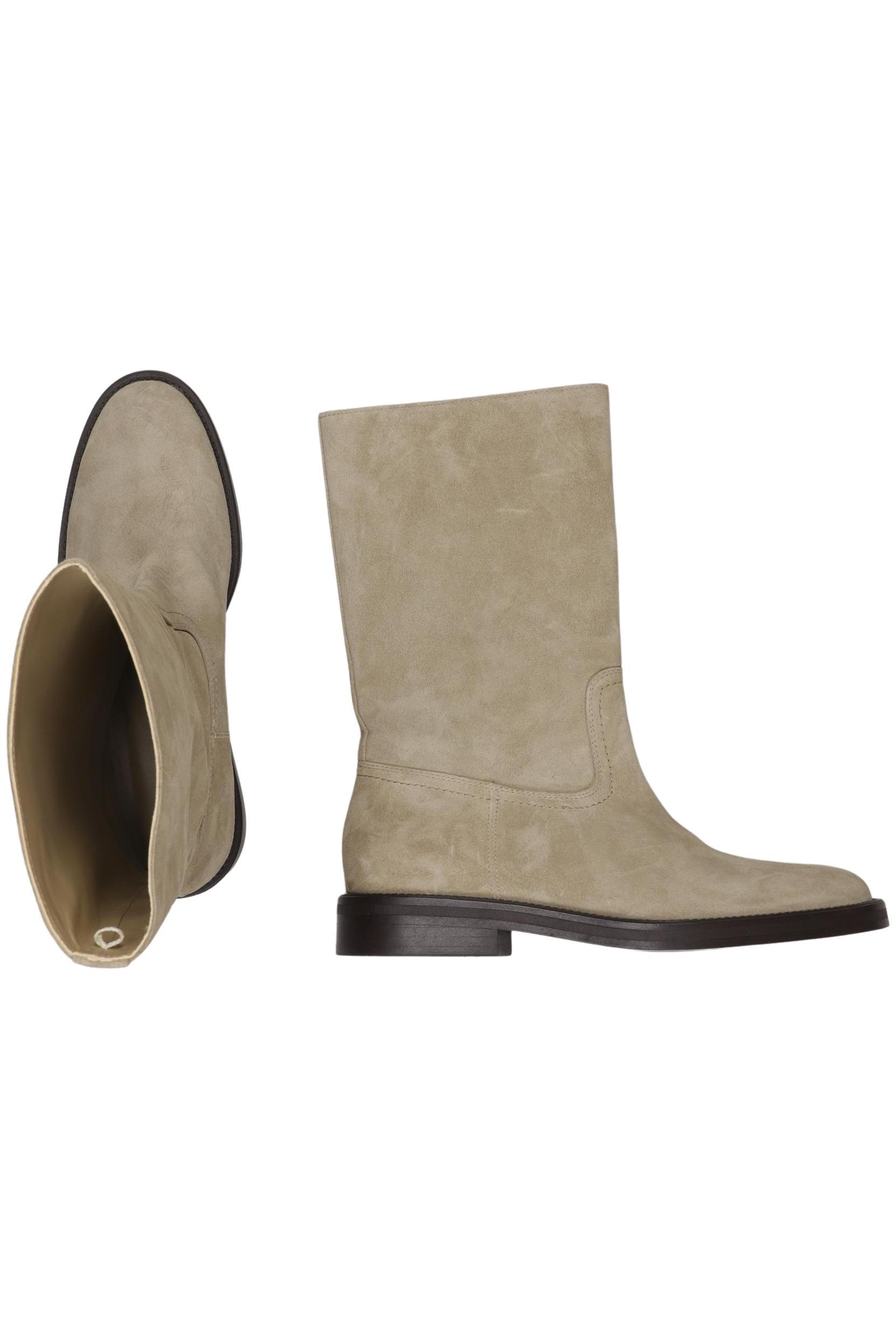 

Massimo Dutti Damen Stiefel, beige, Gr. 40