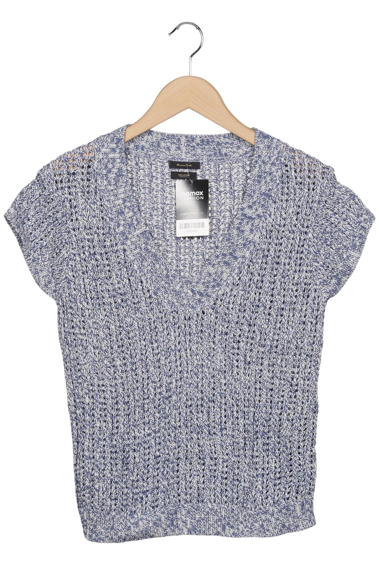 

Massimo Dutti Damen Pullover, blau, Gr. 38
