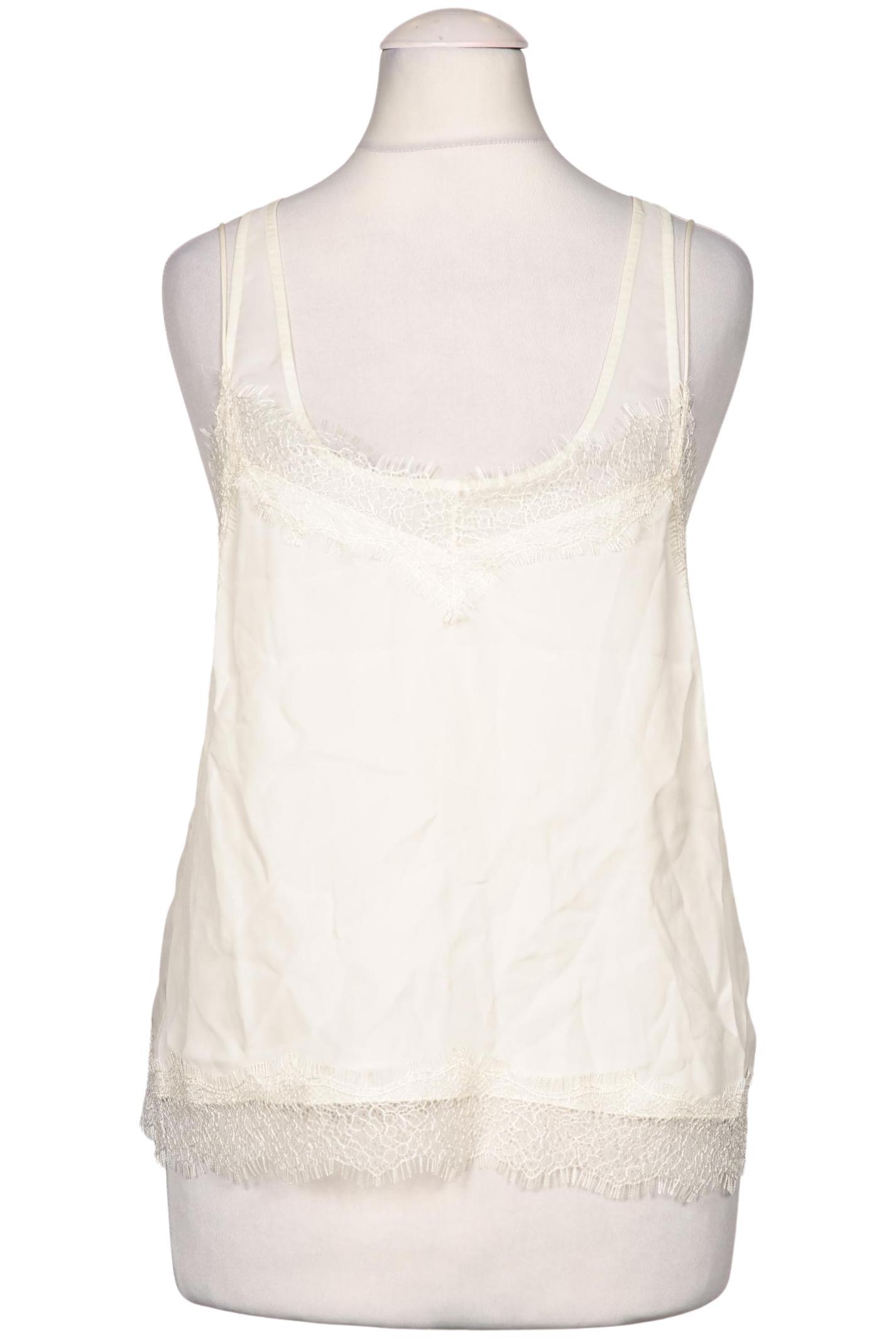 

Massimo Dutti Damen Top, cremeweiß, Gr. 36
