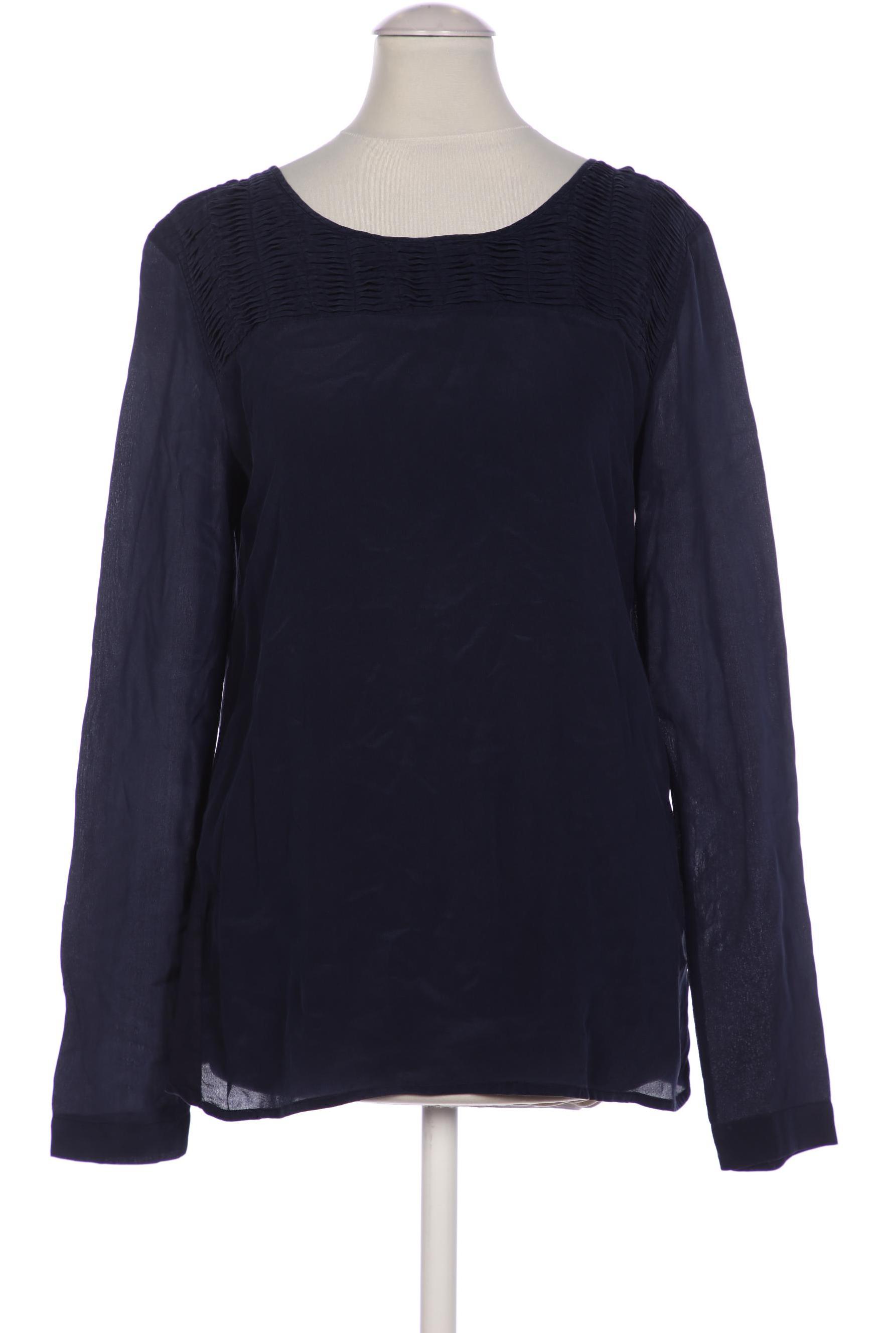 

Massimo Dutti Damen Bluse, marineblau, Gr. 36