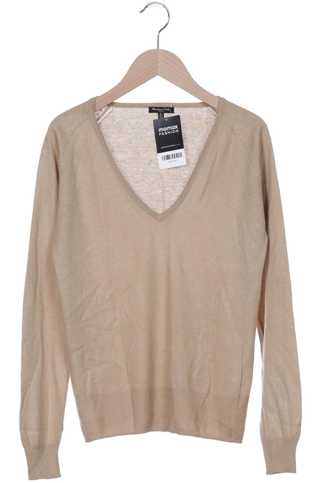 

Massimo Dutti Damen Pullover, beige, Gr. 36