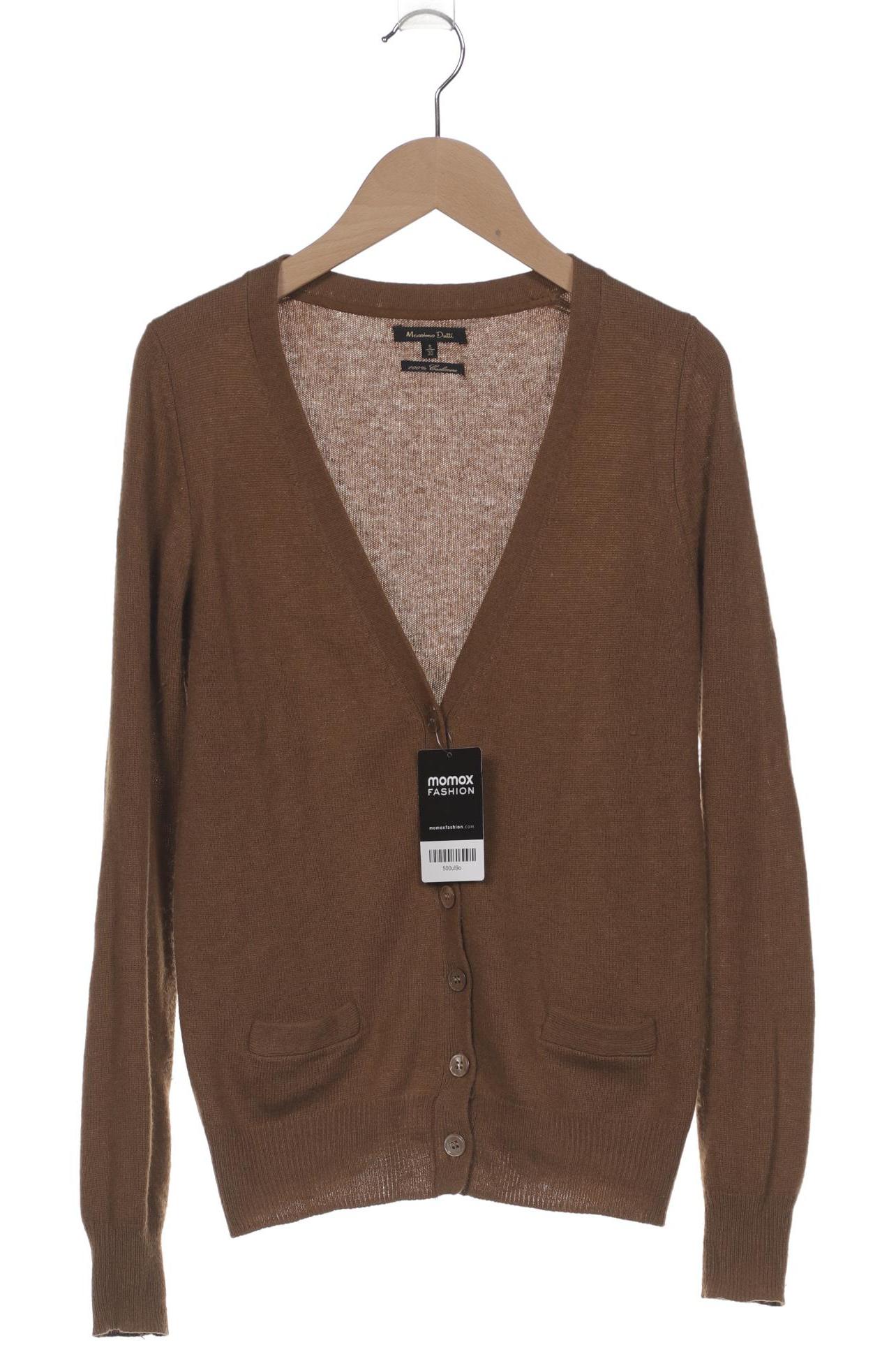 

Massimo Dutti Damen Strickjacke, braun, Gr. 36