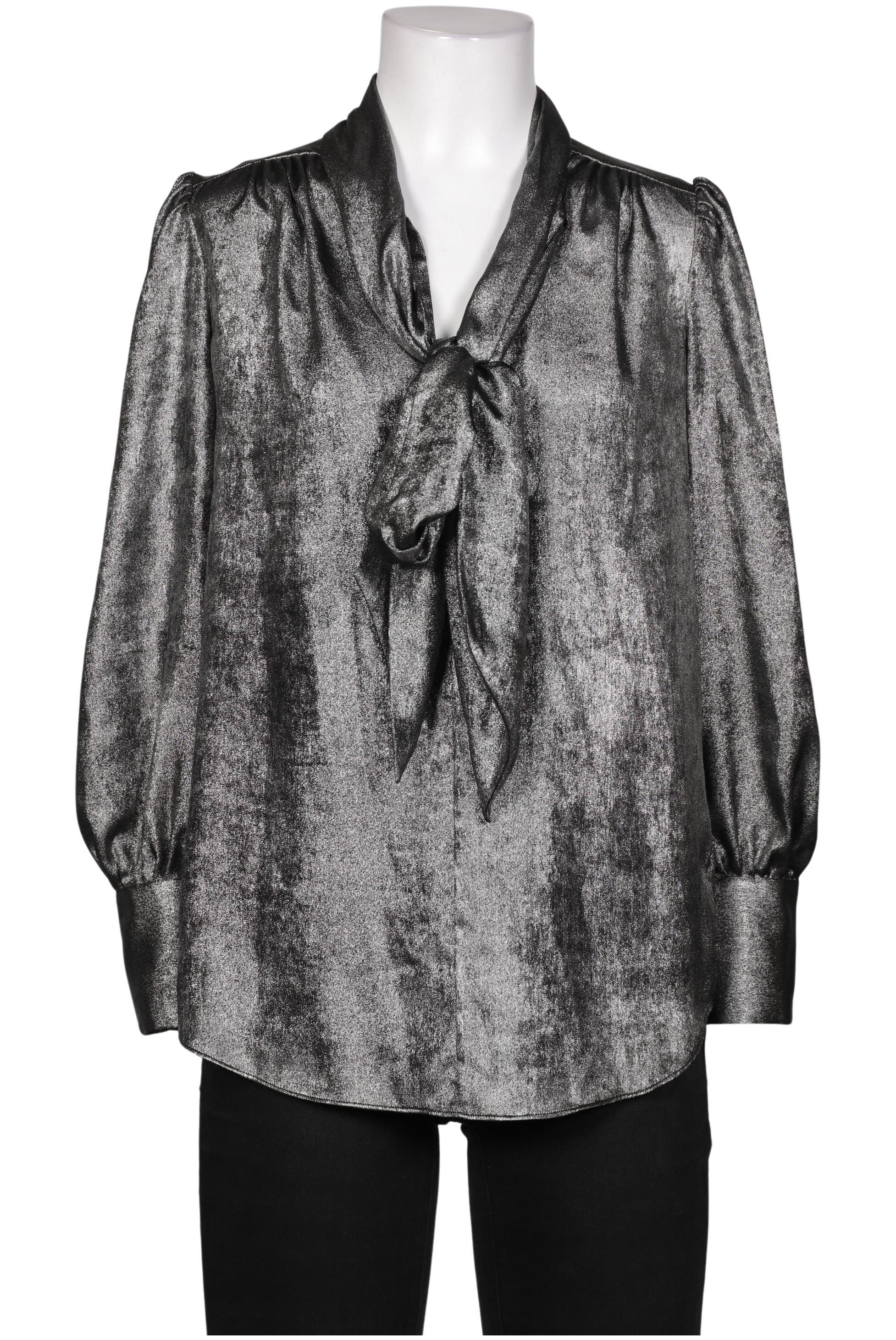 

Massimo Dutti Damen Bluse, silber, Gr. 34