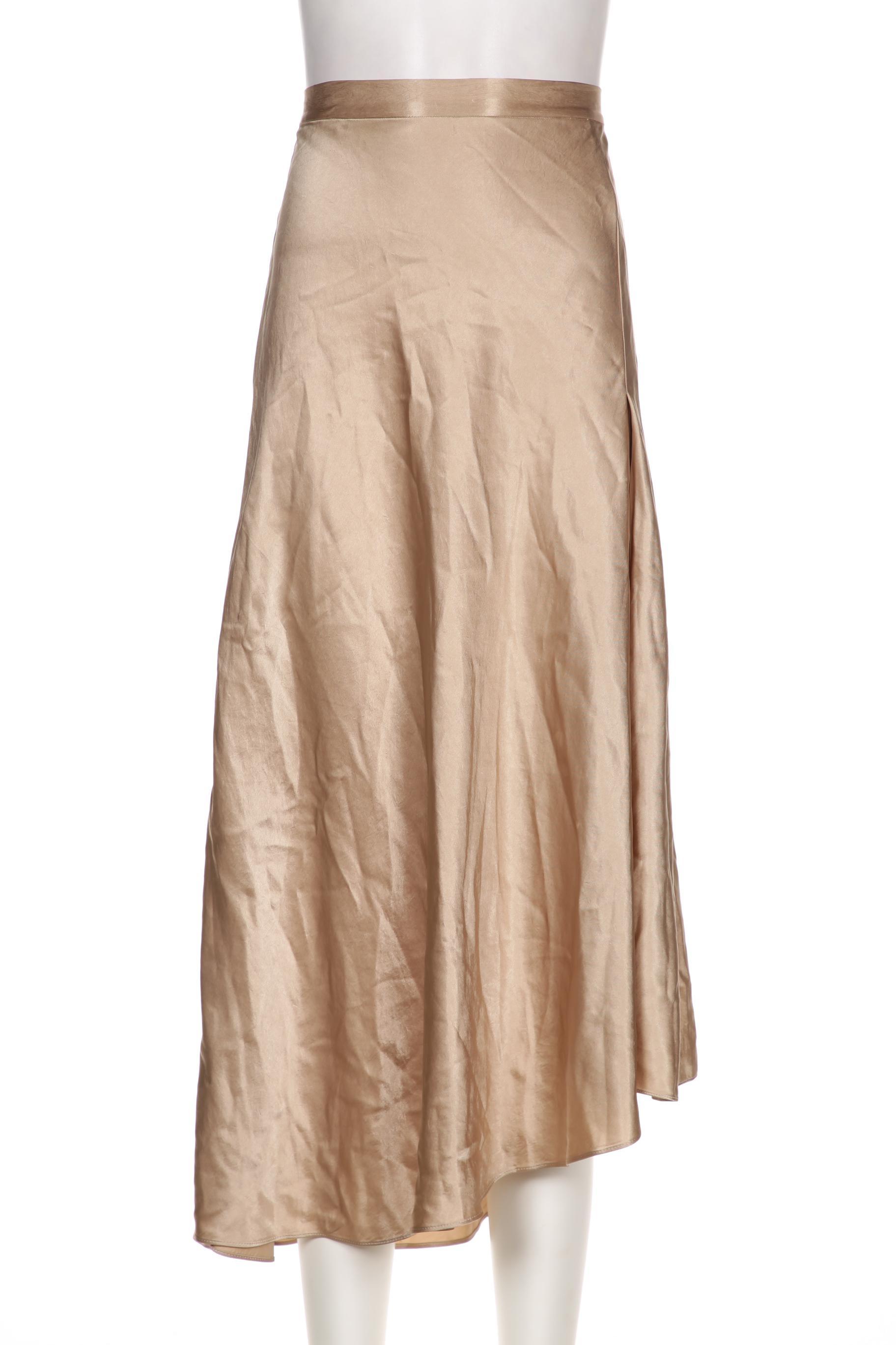

Massimo Dutti Damen Rock, beige, Gr. 38