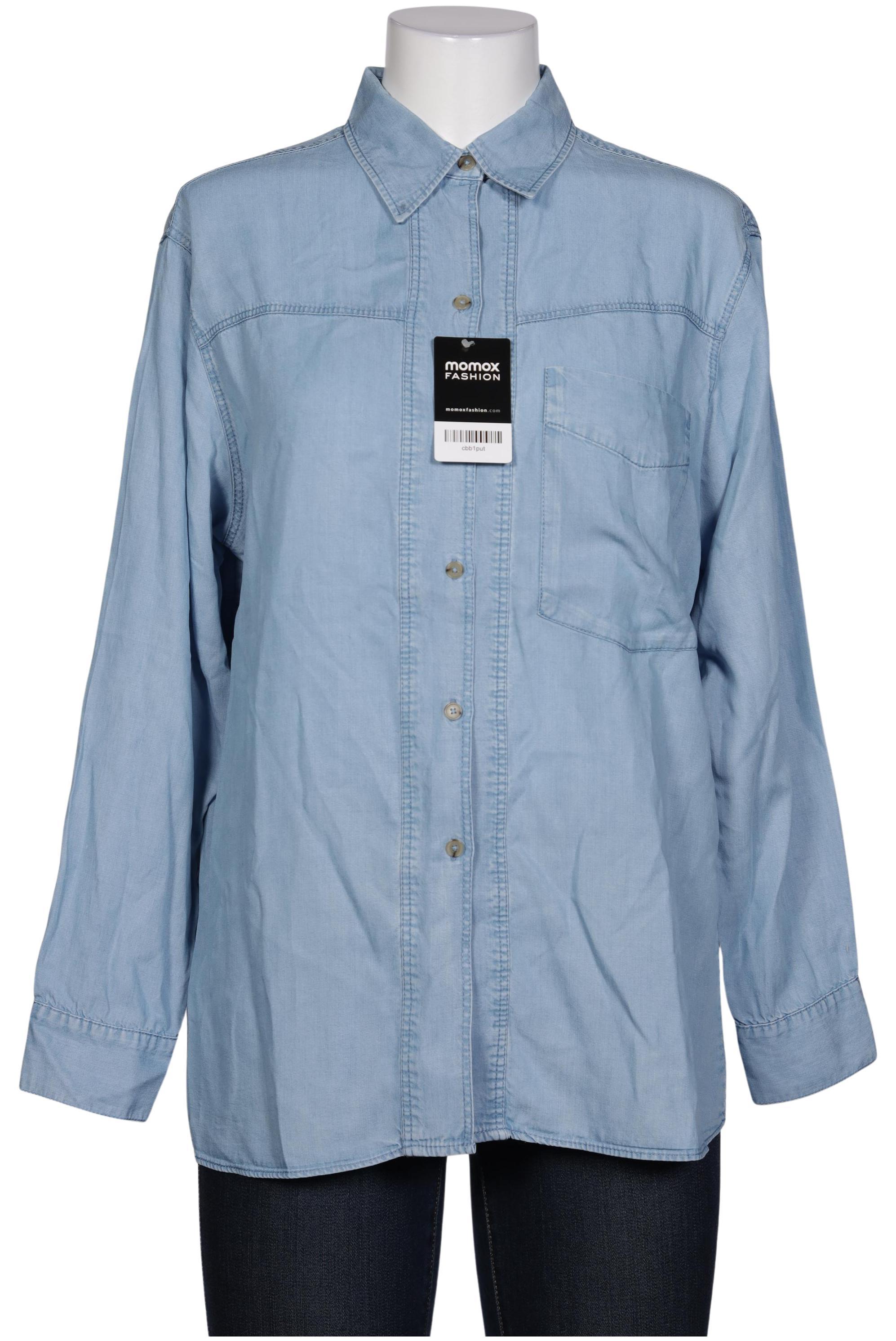 

Massimo Dutti Damen Bluse, hellblau, Gr. 40