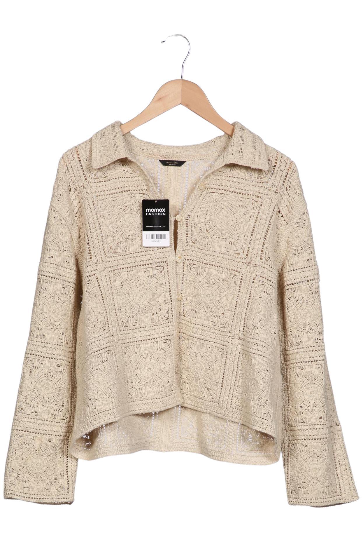

Massimo Dutti Damen Strickjacke, beige, Gr. 38