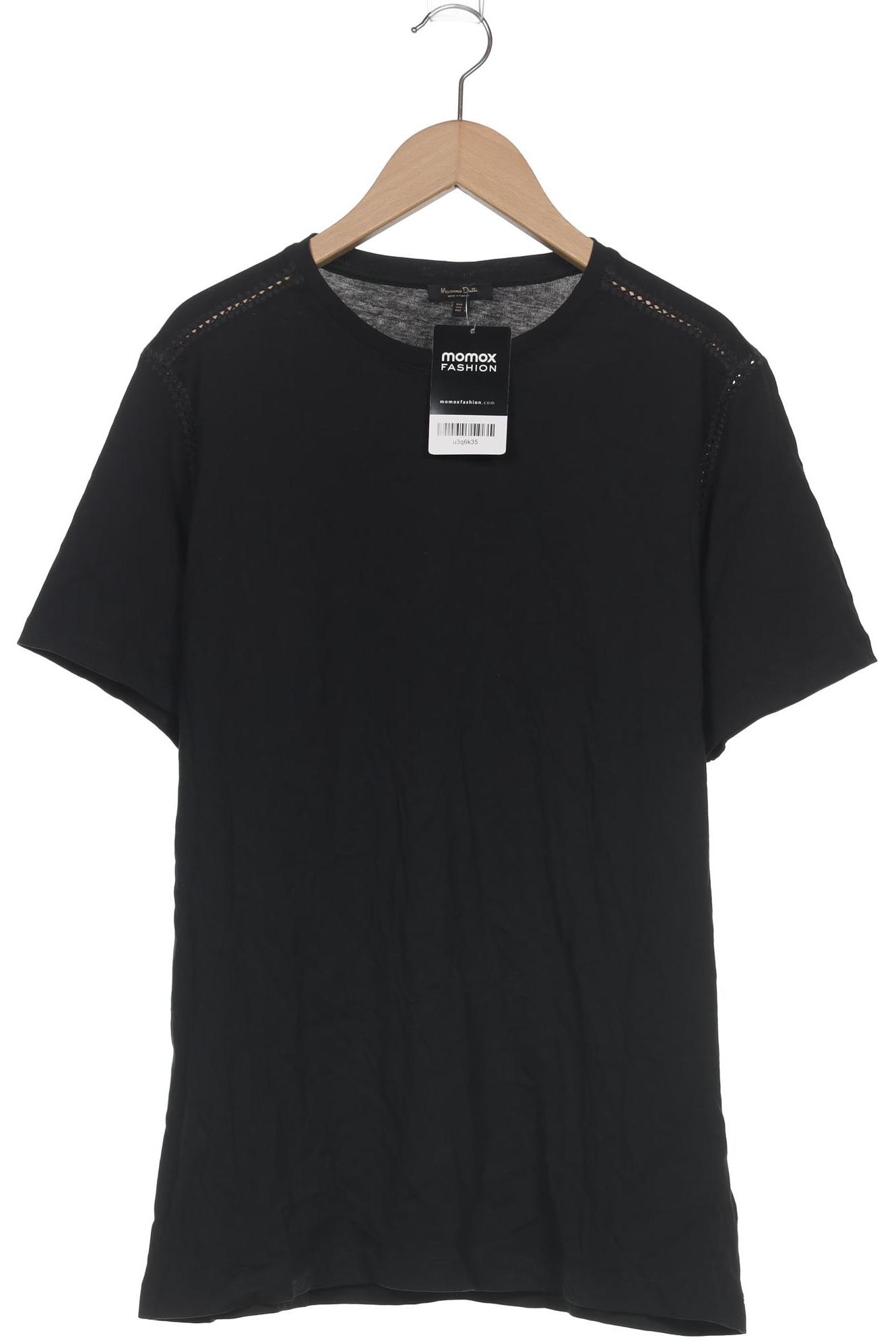 

Massimo Dutti Damen T-Shirt, schwarz, Gr. 42