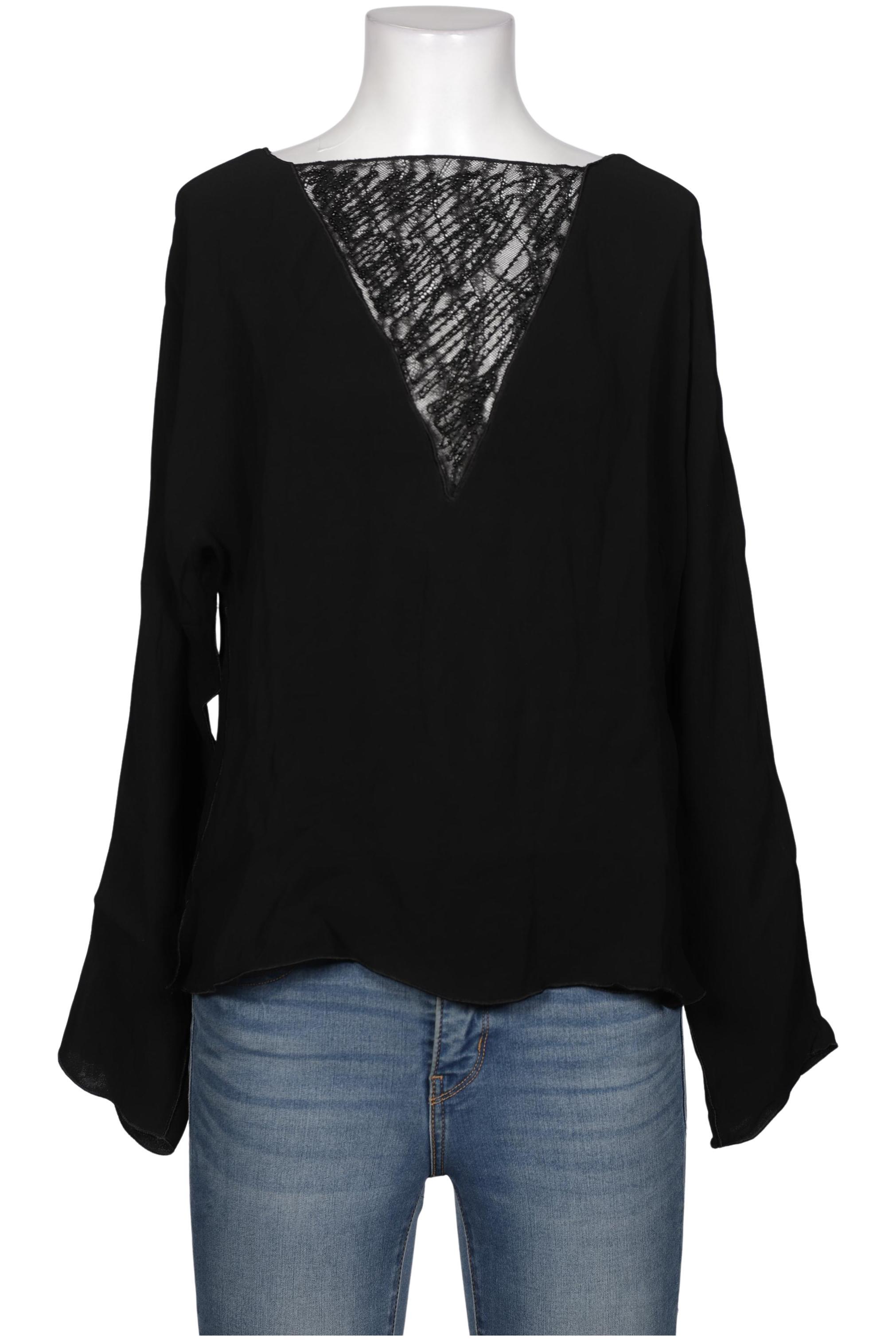 

Massimo Dutti Damen Bluse, schwarz, Gr. 38