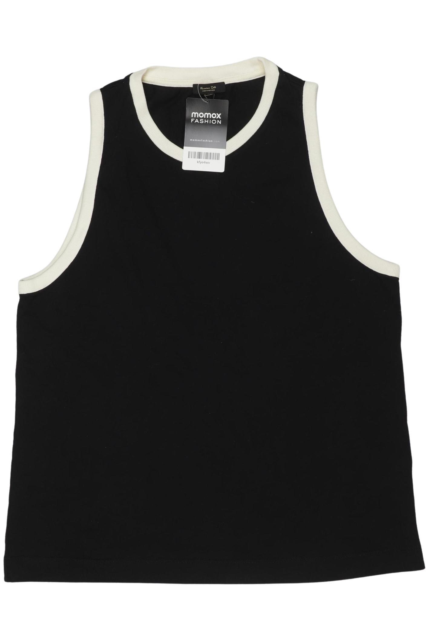 

Massimo Dutti Damen Top, schwarz, Gr. 44