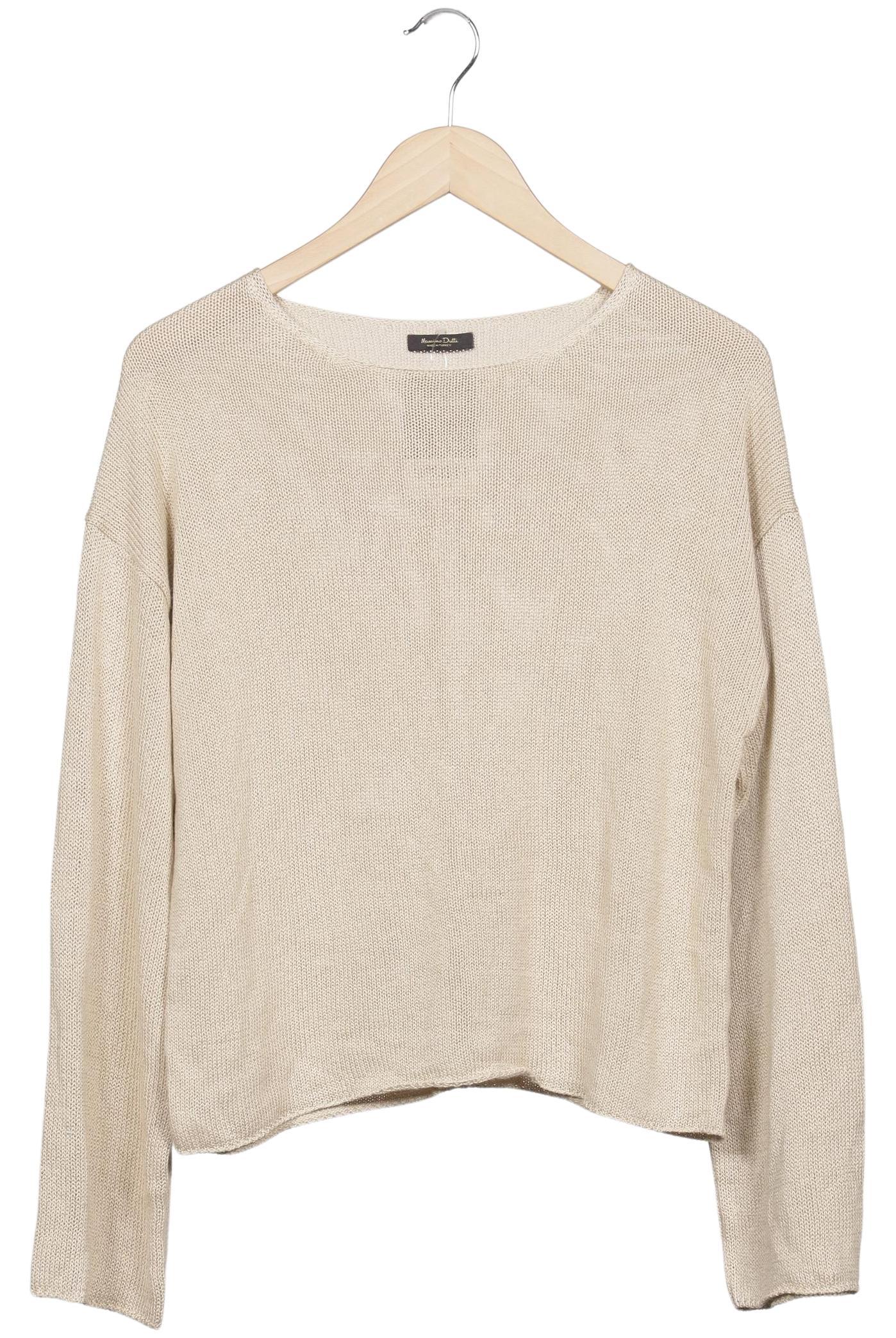 

Massimo Dutti Damen Pullover, beige, Gr. 42
