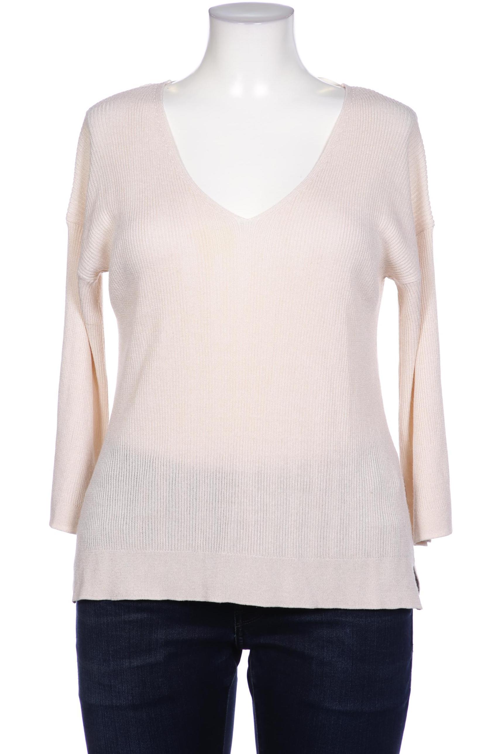 

Massimo Dutti Damen Pullover, cremeweiß, Gr. 42