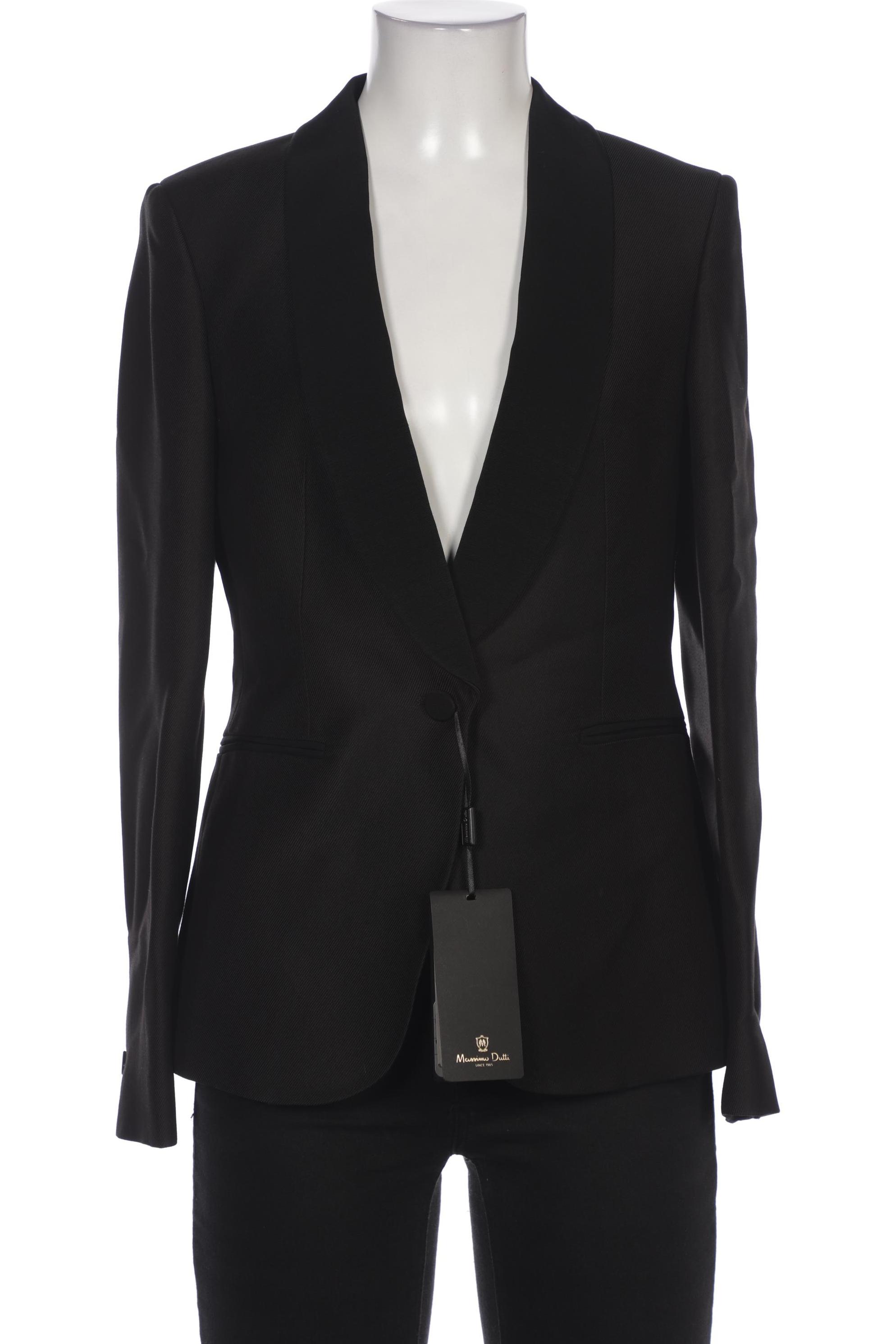 

Massimo Dutti Damen Blazer, schwarz, Gr. 38