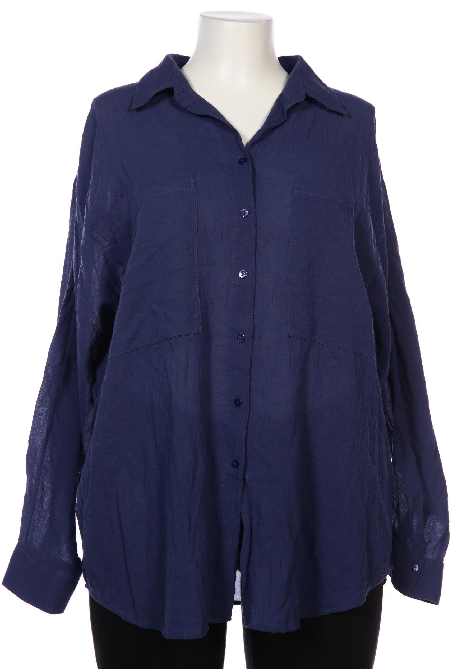 

Massimo Dutti Damen Bluse, marineblau, Gr. 42