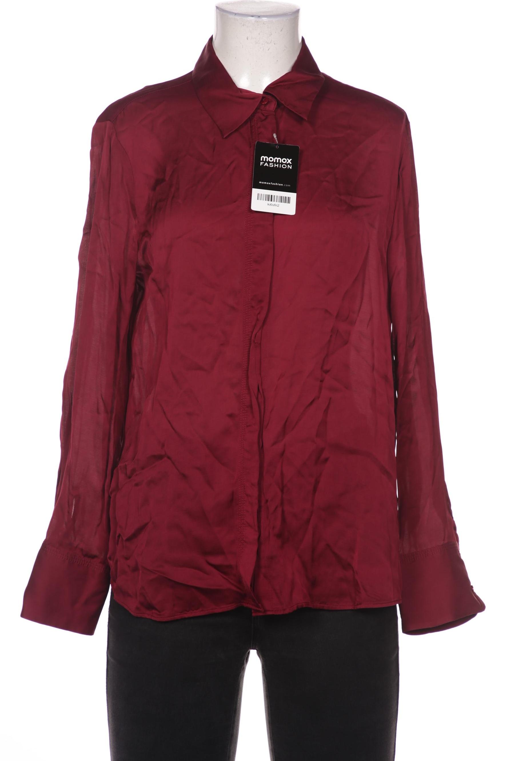 

Massimo Dutti Damen Bluse, bordeaux, Gr. 40