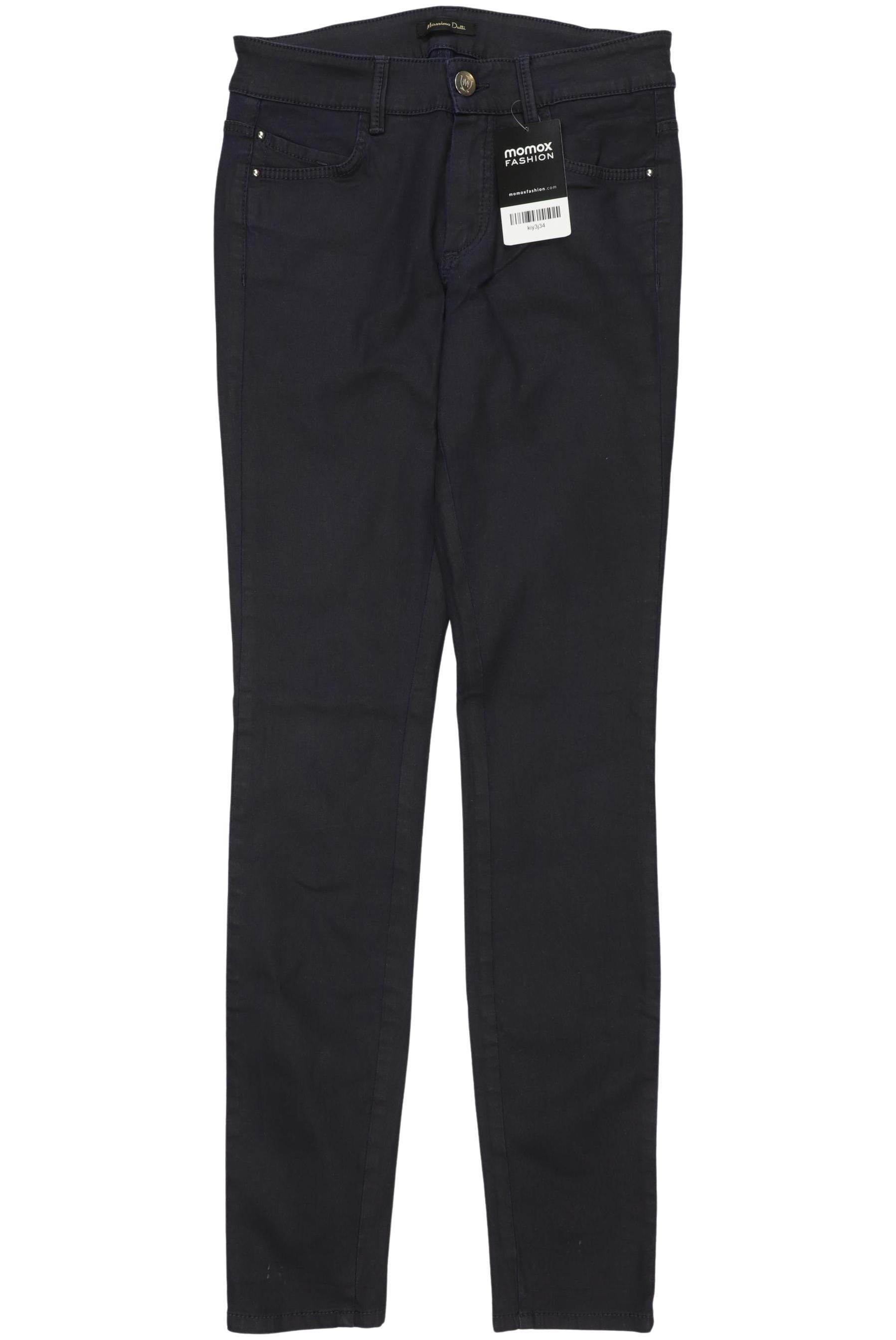 

Massimo Dutti Damen Stoffhose, marineblau, Gr. 36