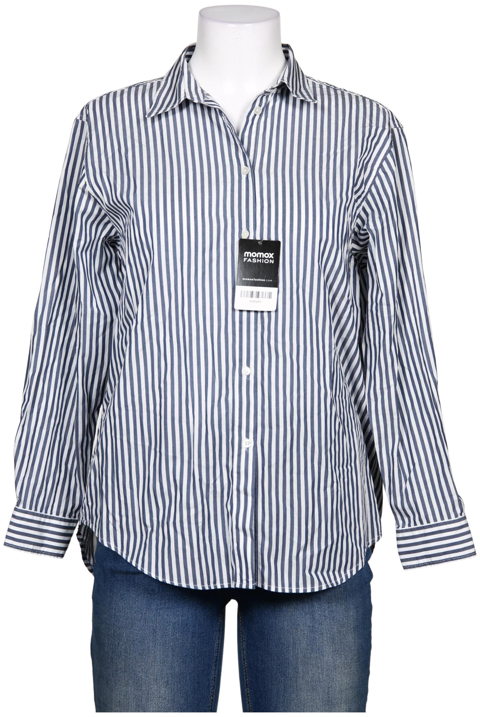 

Massimo Dutti Damen Bluse, marineblau, Gr. 38