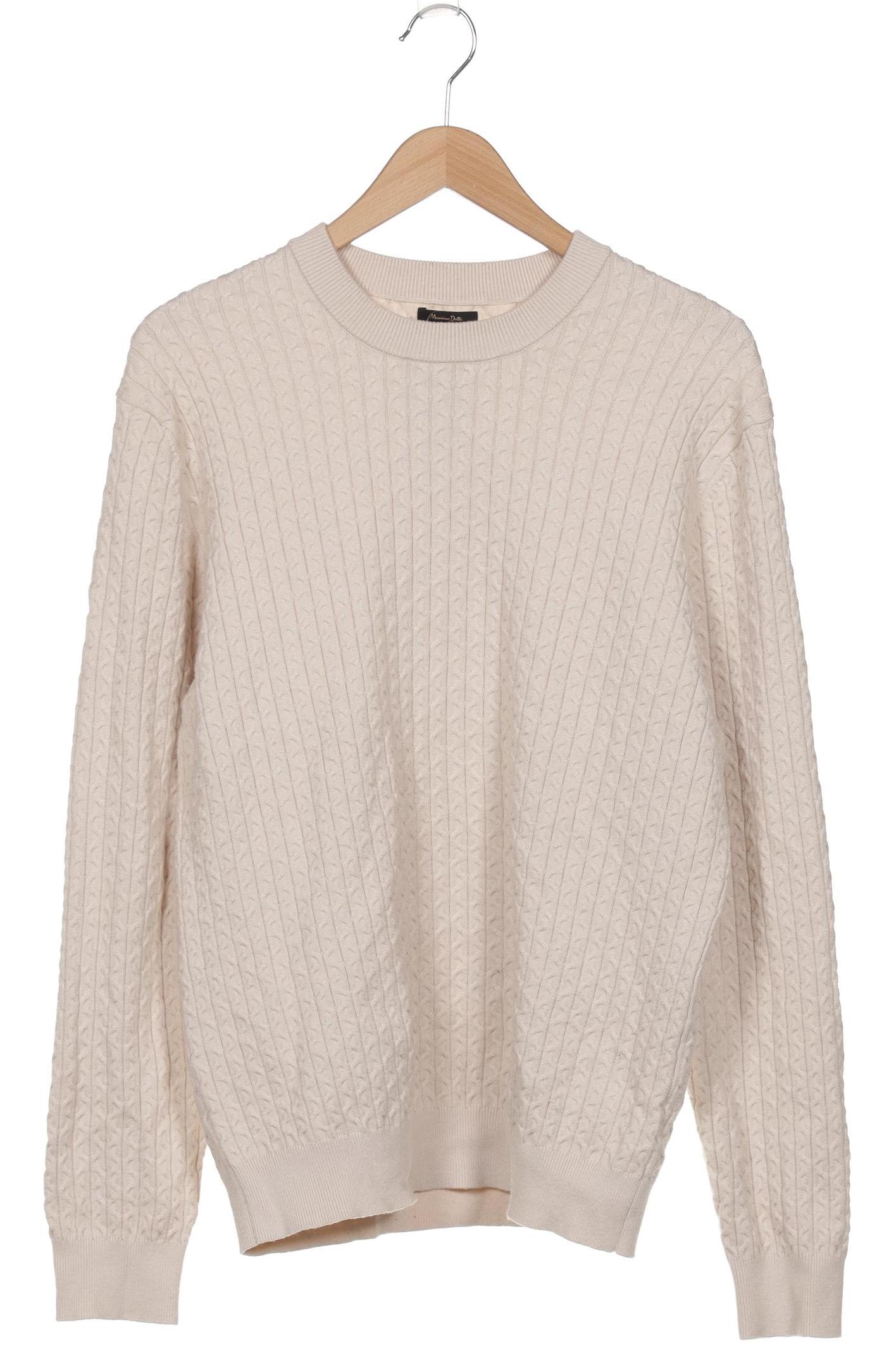 

Massimo Dutti Damen Pullover, cremeweiß, Gr. 44