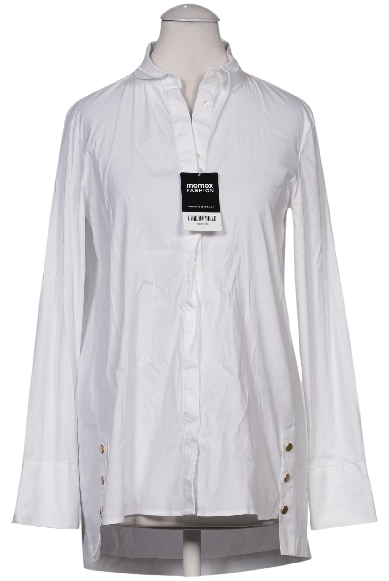 

Massimo Dutti Damen Bluse, weiß, Gr. 34