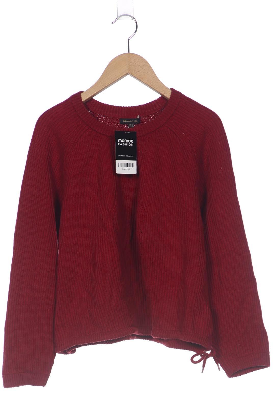 

Massimo Dutti Damen Pullover, bordeaux, Gr. 34