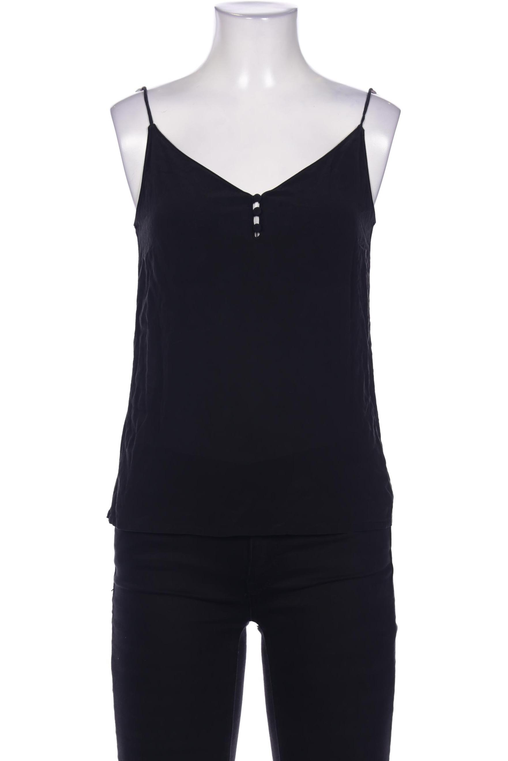 

Massimo Dutti Damen Top, schwarz, Gr. 34