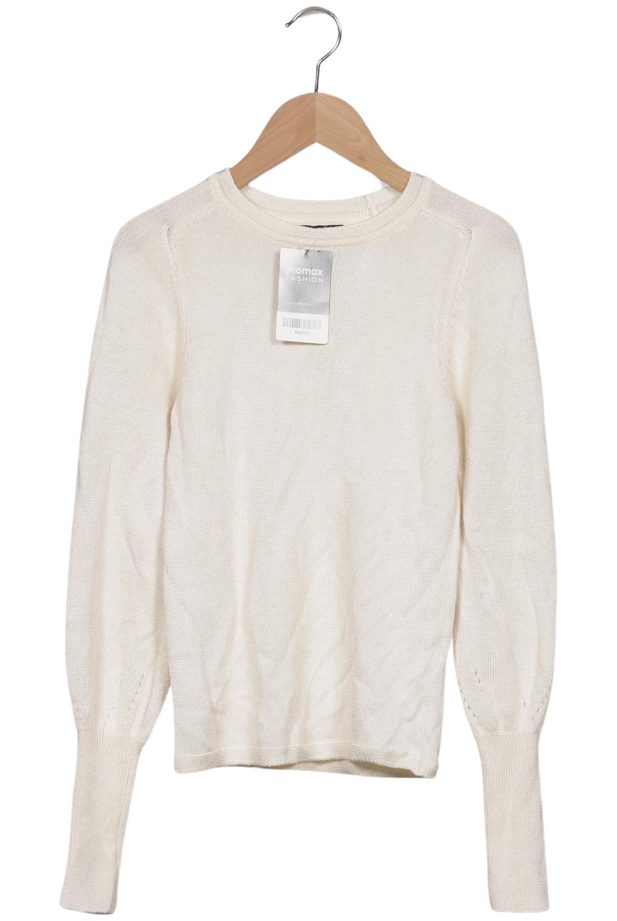 

Massimo Dutti Damen Pullover, cremeweiß, Gr. 34